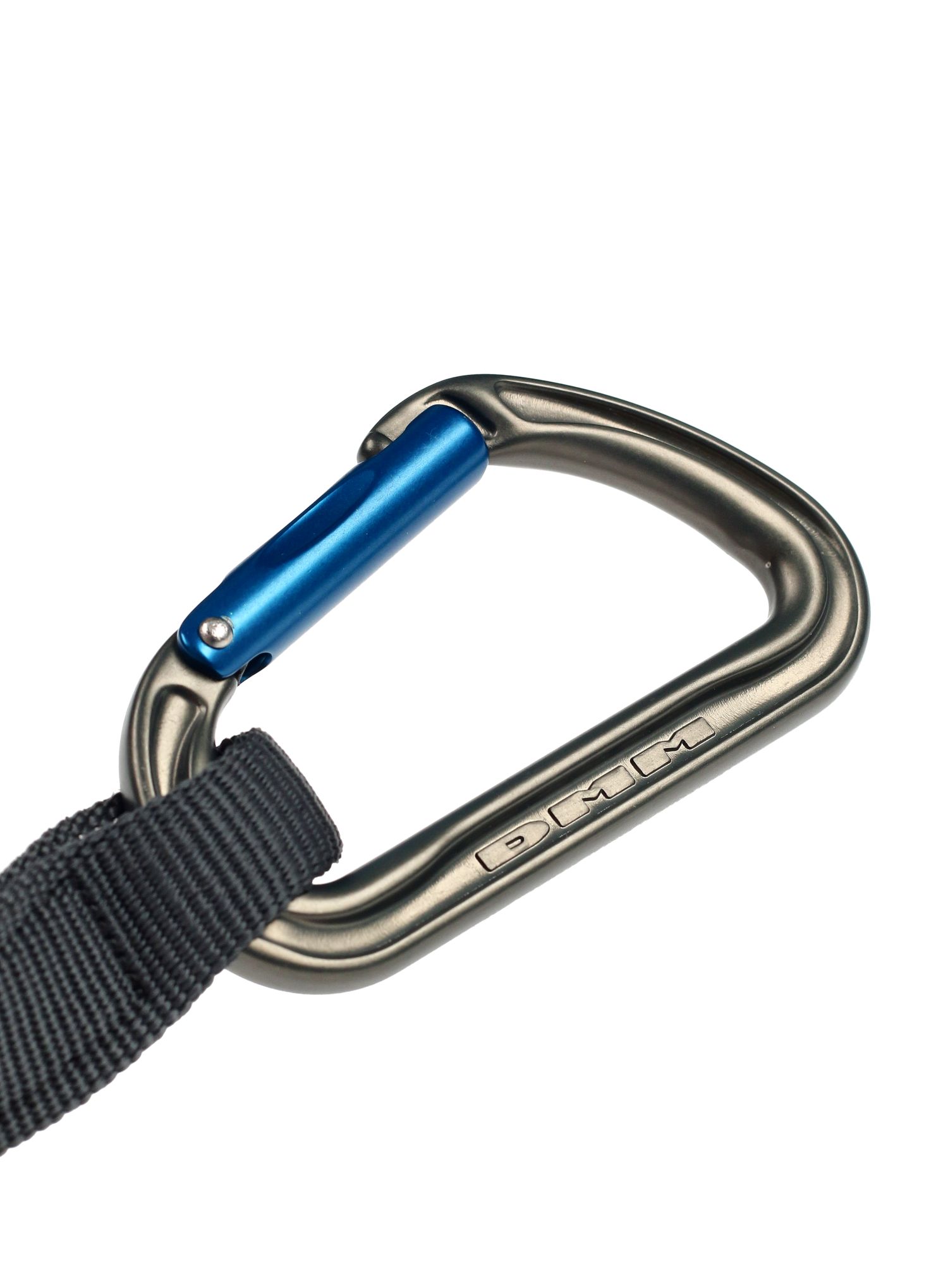 Penjački komplet DMM Shadow Quickdraw 18 cm - titanium/blue