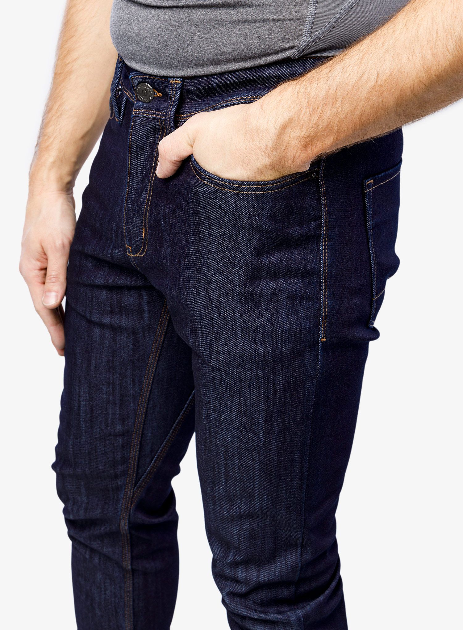 Hlače DUER All-Weather Denim Slim - heritage rinse