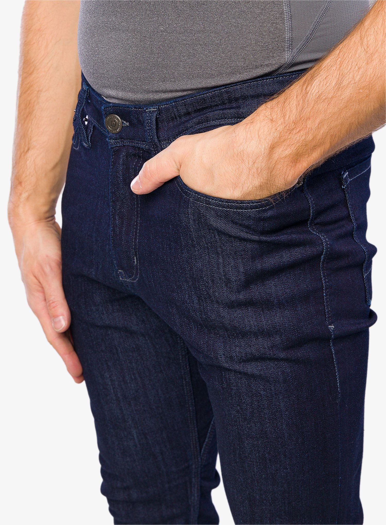Hlače DUER Stay Dry Denim Slim - rinse