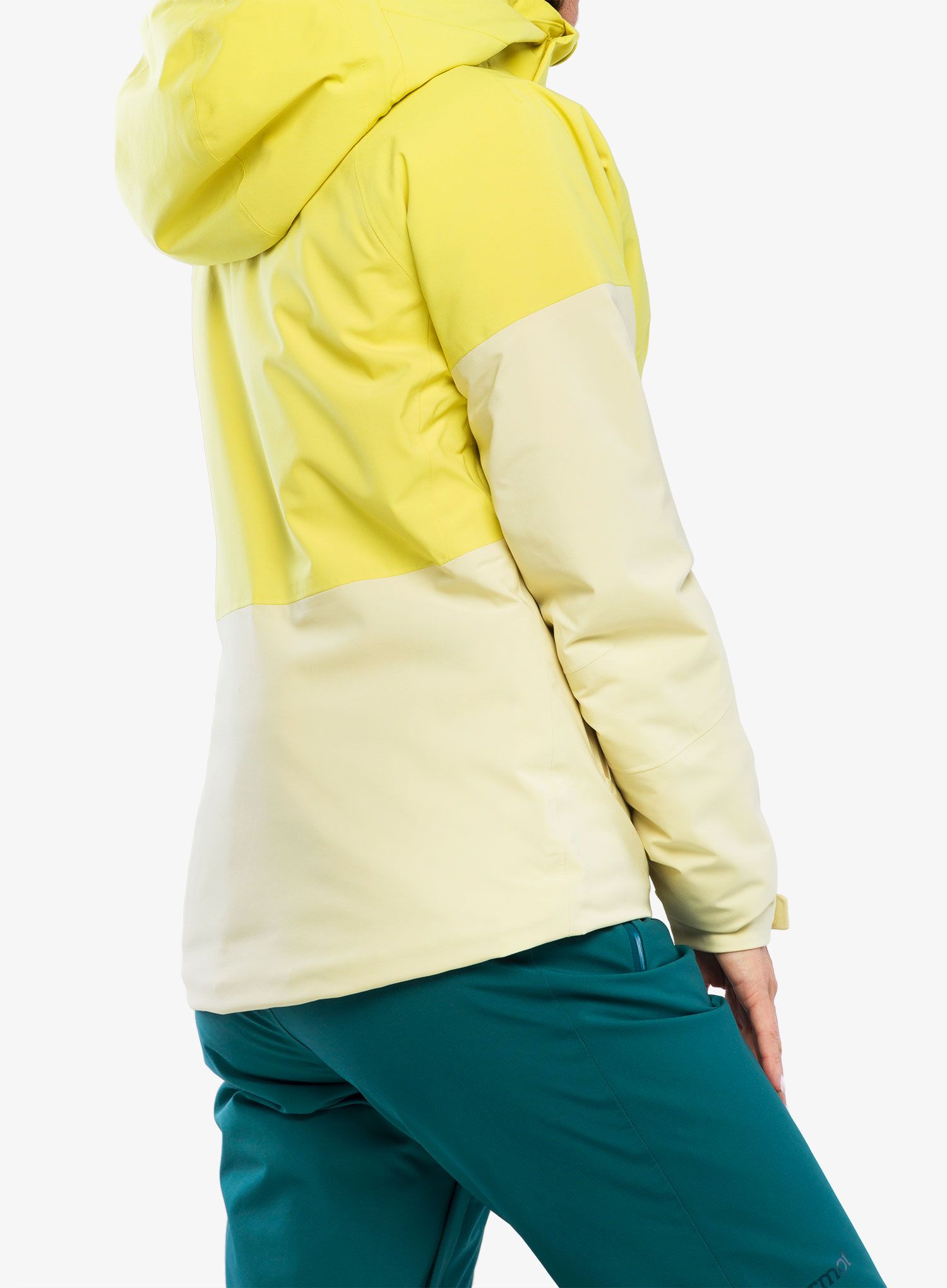 Ženska skijaška jakna Marmot Pace Jacket - limelight/wheat