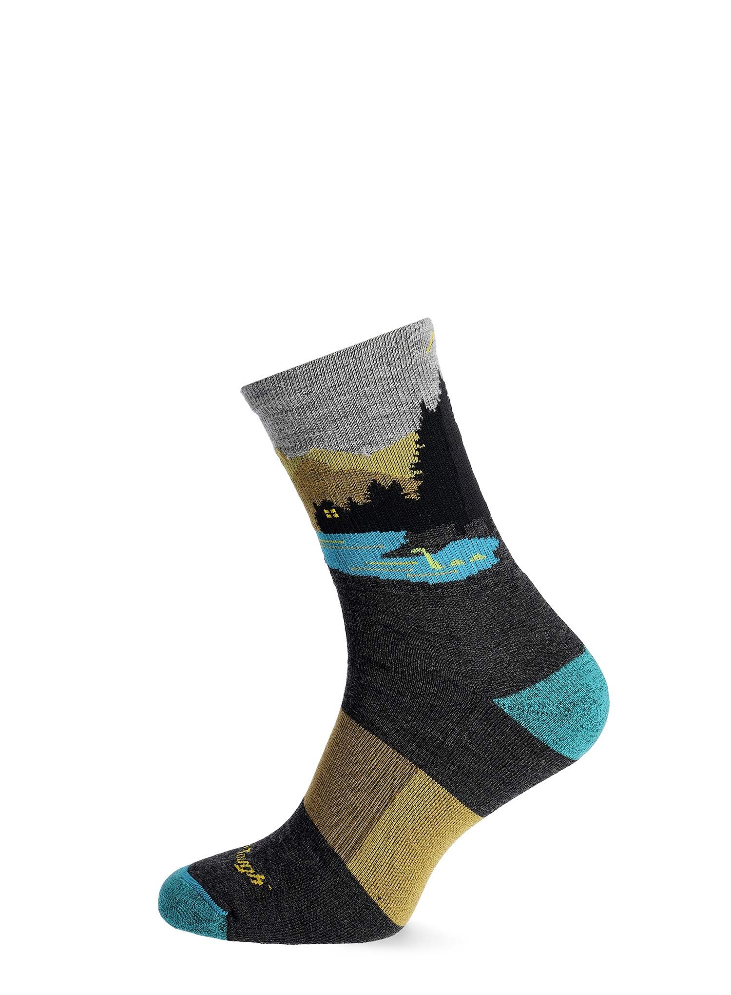 Čarape Darn Tough Close Encounters Micro Crew Midweight with Cushion - charcoal