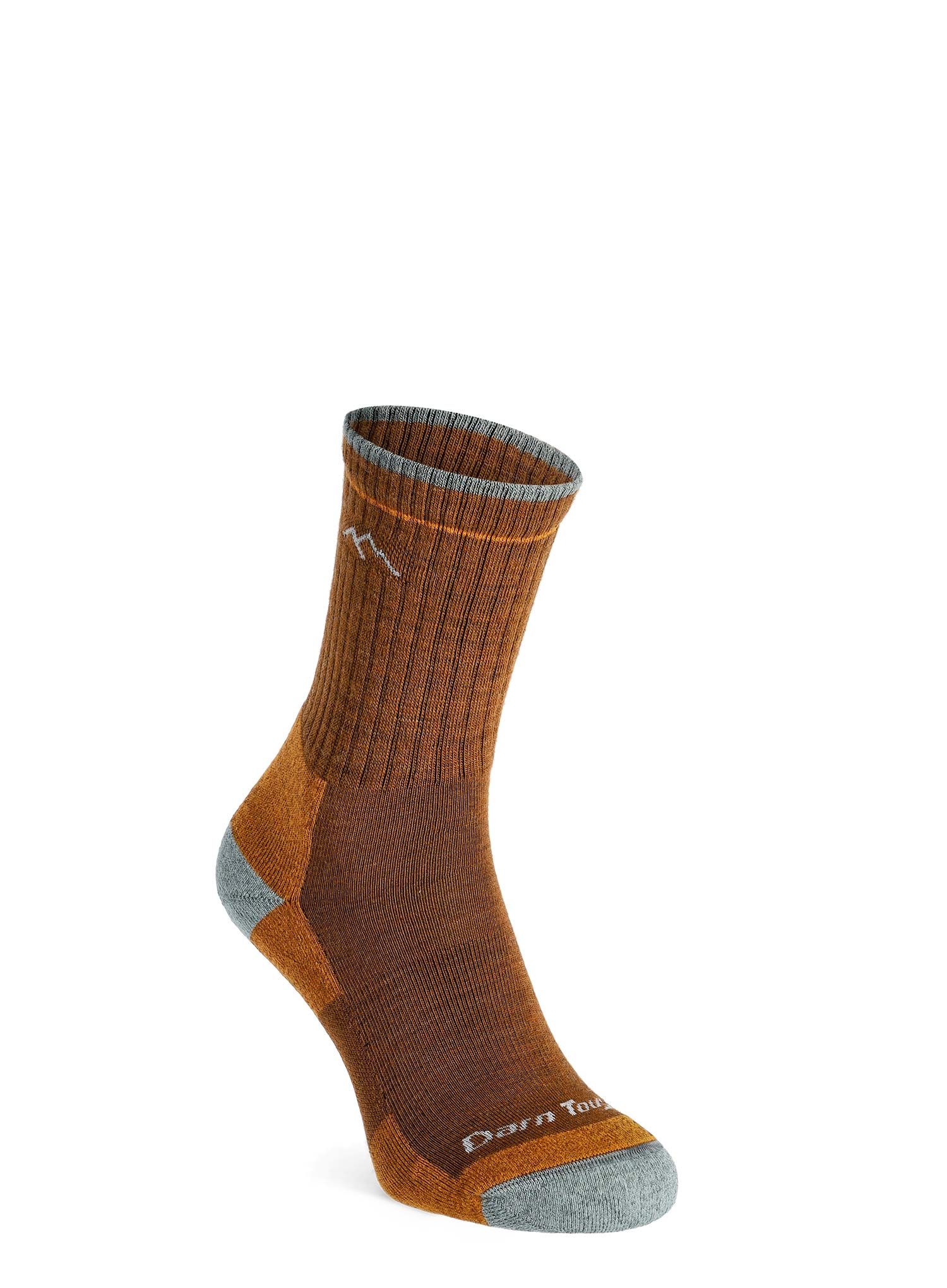 Ženske čarape Darn Tough Hiker Micro Crew Midweight with Cushion - copper