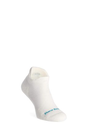 Ženske čarape Darn Tough Run No Show Tab Ultra-Lightweight with Cushion - white