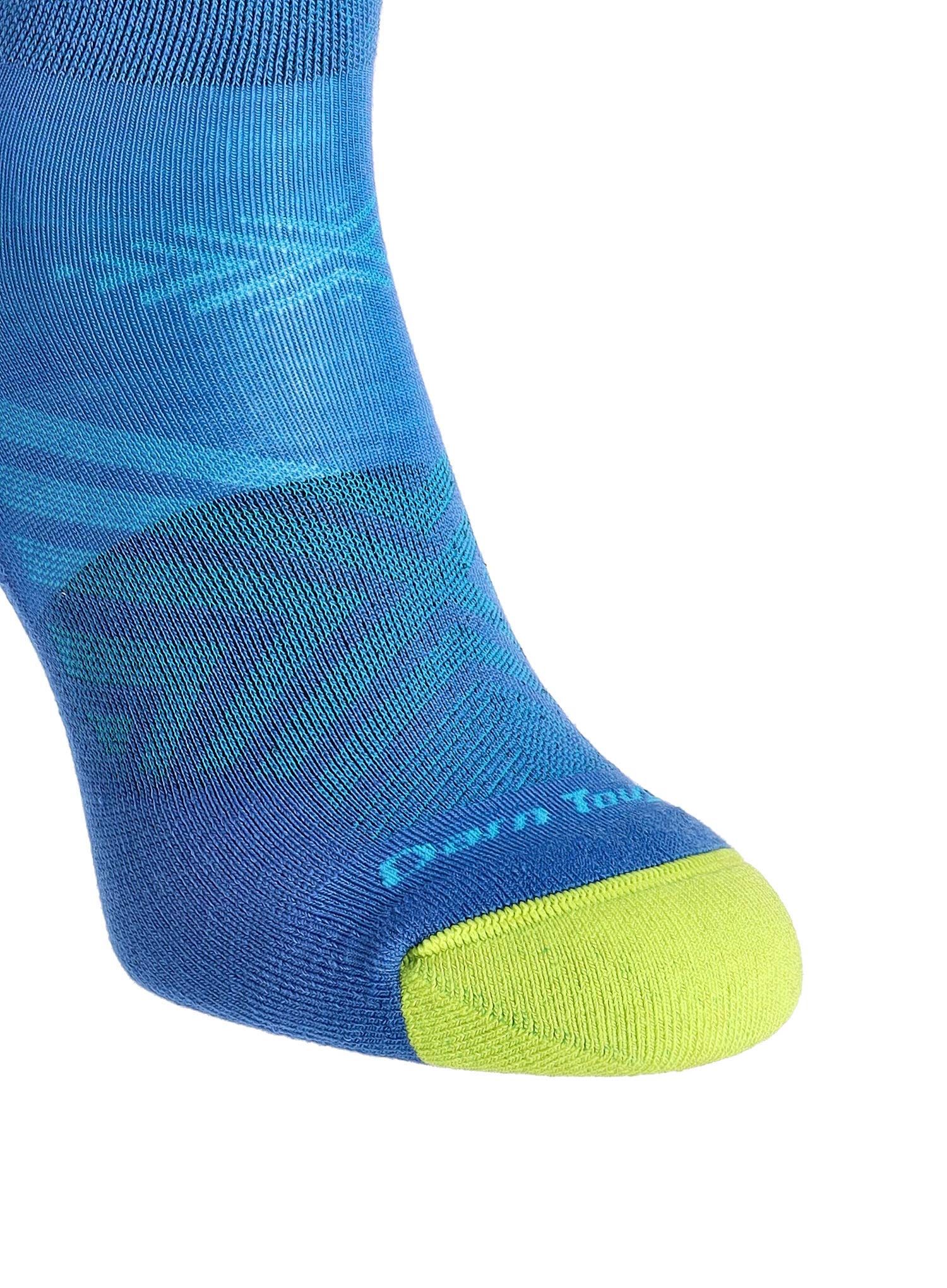 Ženske čarape Darn Tough Toco Loco Micro Crew Ultra-Lightweight with Cushion - baltic