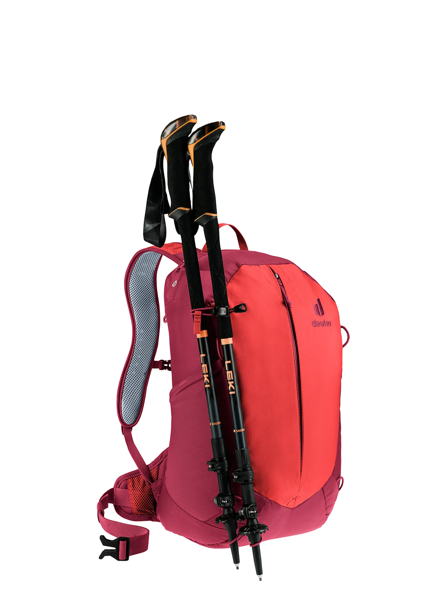 Ruksak s odstojnom mrežom Deuter AC Lite 17 - cherry/masala