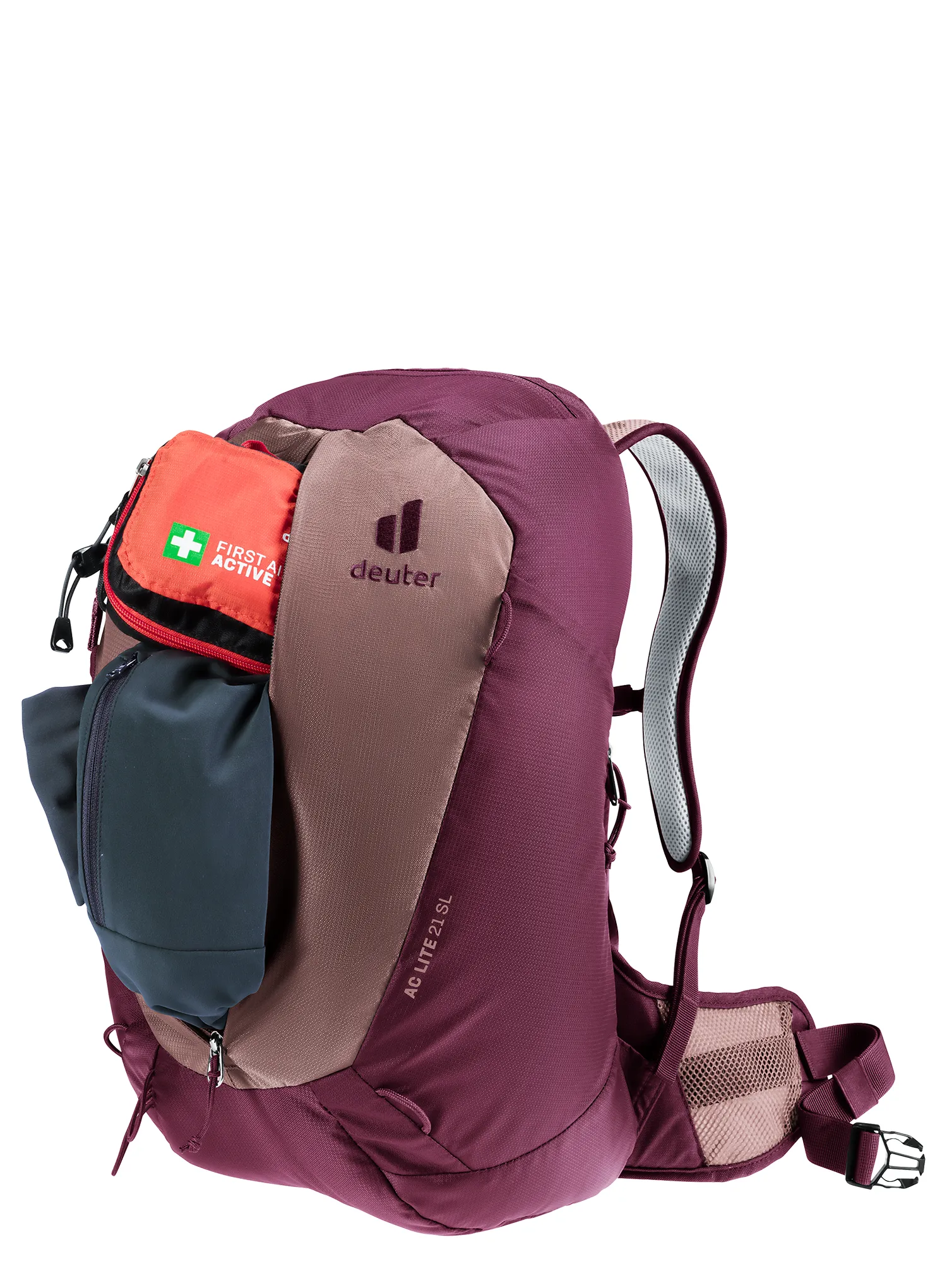 Ženski ruksak Deuter AC Lite 21 SL - ashrose/cassis