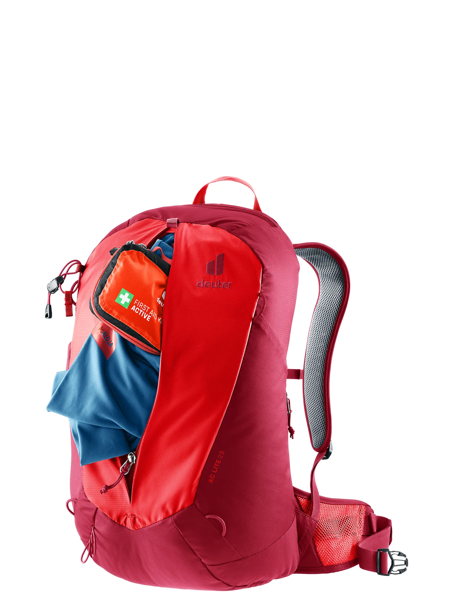 Ruksak s odstojnom mrežom Deuter AC Lite 23 - cherry/masala