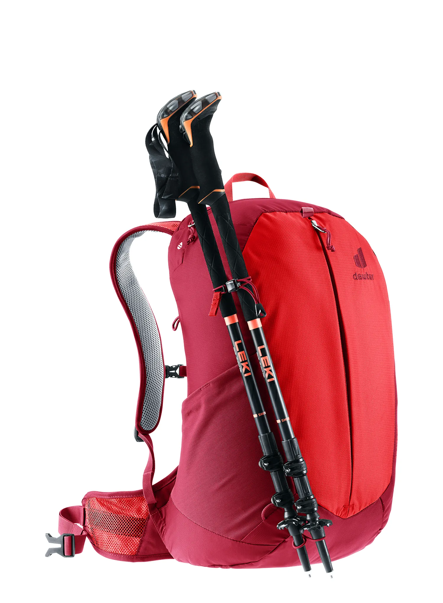 Ruksak s odstojnom mrežom Deuter AC Lite 23 - cherry/masala