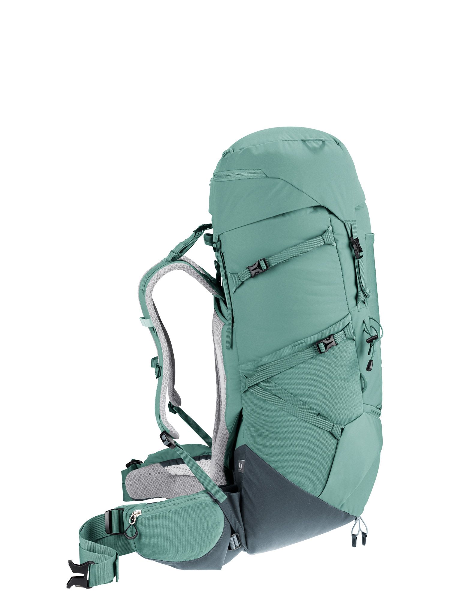 Ženski trekking ruksak Deuter Aircontact Core 45+10 SL - jade/graphite