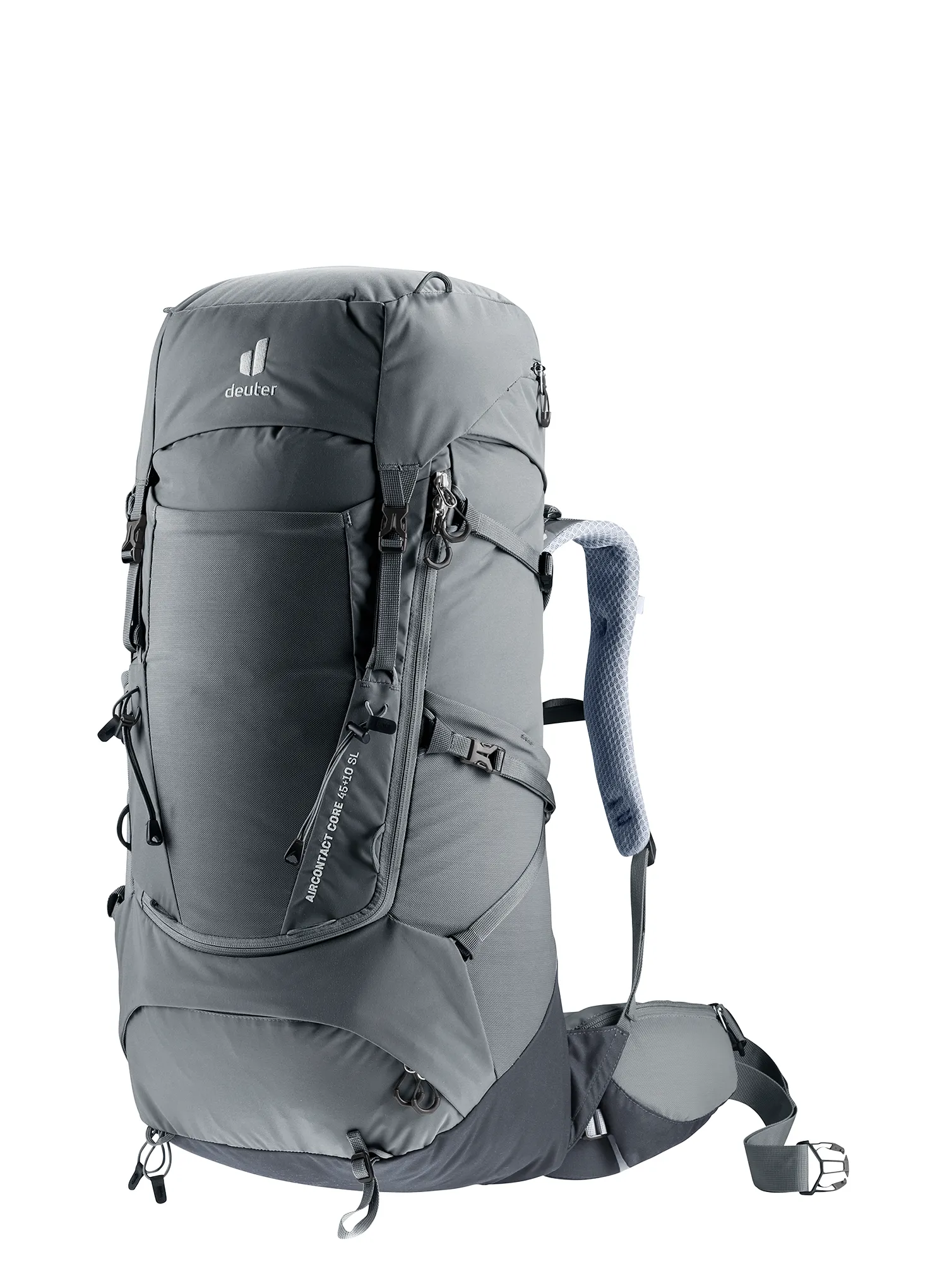 Ženski trekking ruksak Deuter Aircontact Core 45 + 10 SL - graphite/black