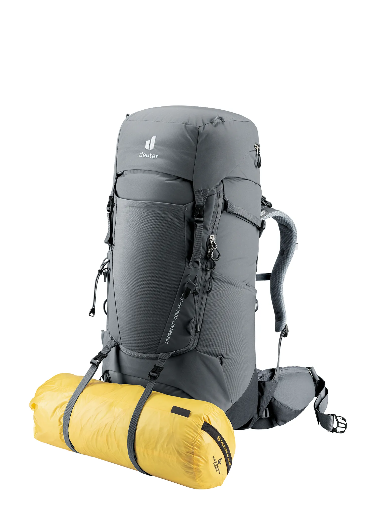 Ženski trekking ruksak Deuter Aircontact Core 45 + 10 SL - graphite/black