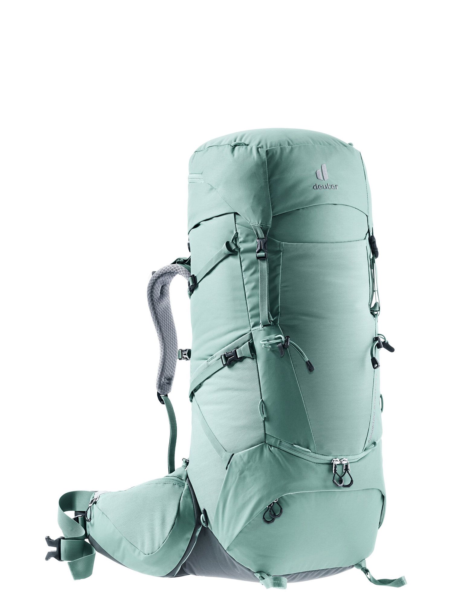 Ženski trekking ruksak Deuter Aircontact Core 55+10 SL - jade/graphit
