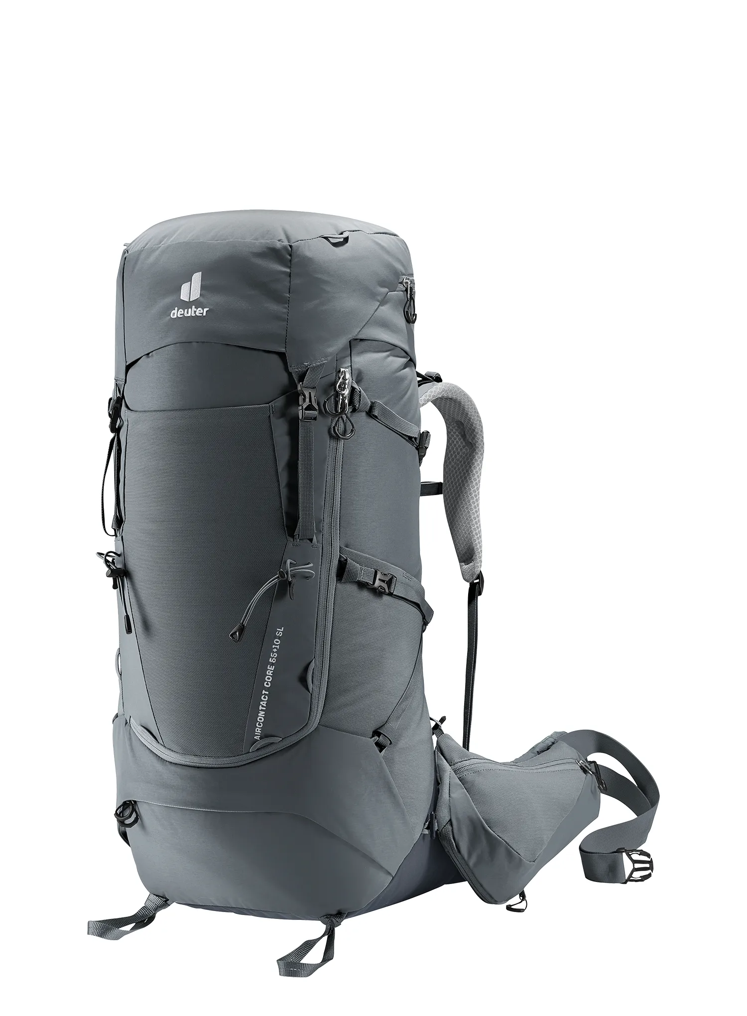 Ženski trekking ruksak Deuter Aircontact Core 55 + 10 SL - graphite/black