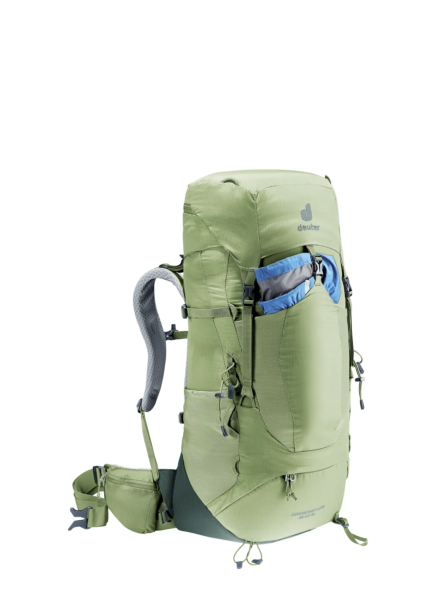 Ženski trekking ruksak Deuter Aircontact Lite 35 + 10 SL - grove/ivy