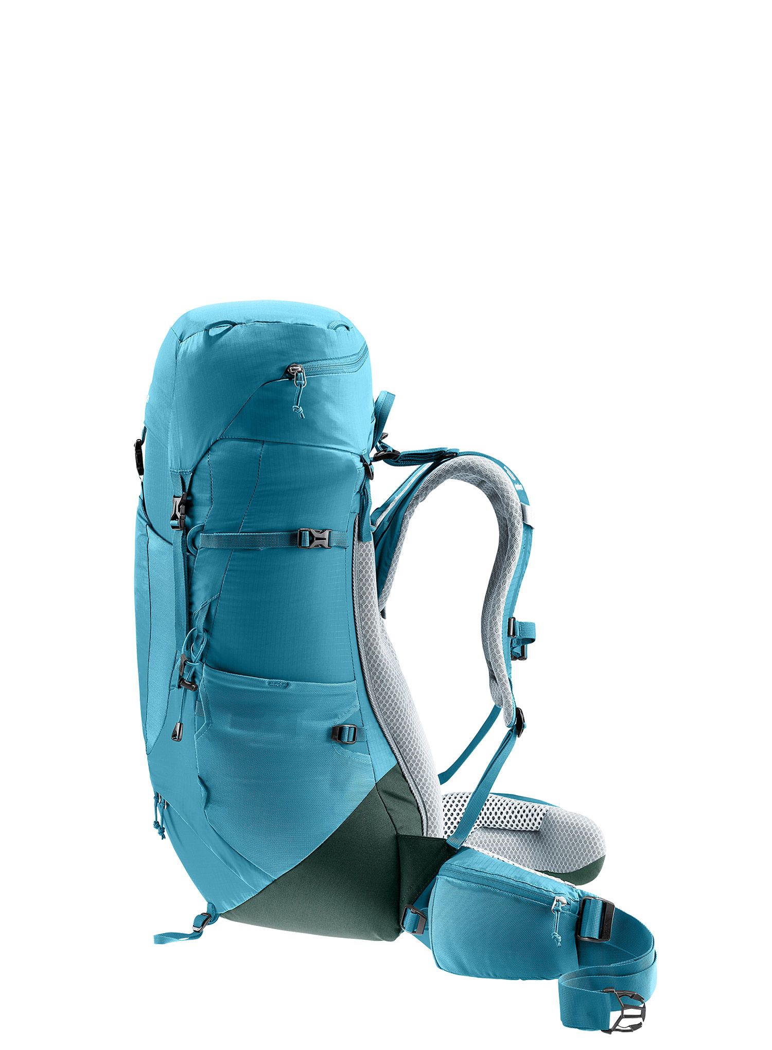 Ženski trekking ruksak Deuter Aircontact Lite 35 + 10 SL - lagoon/ivy