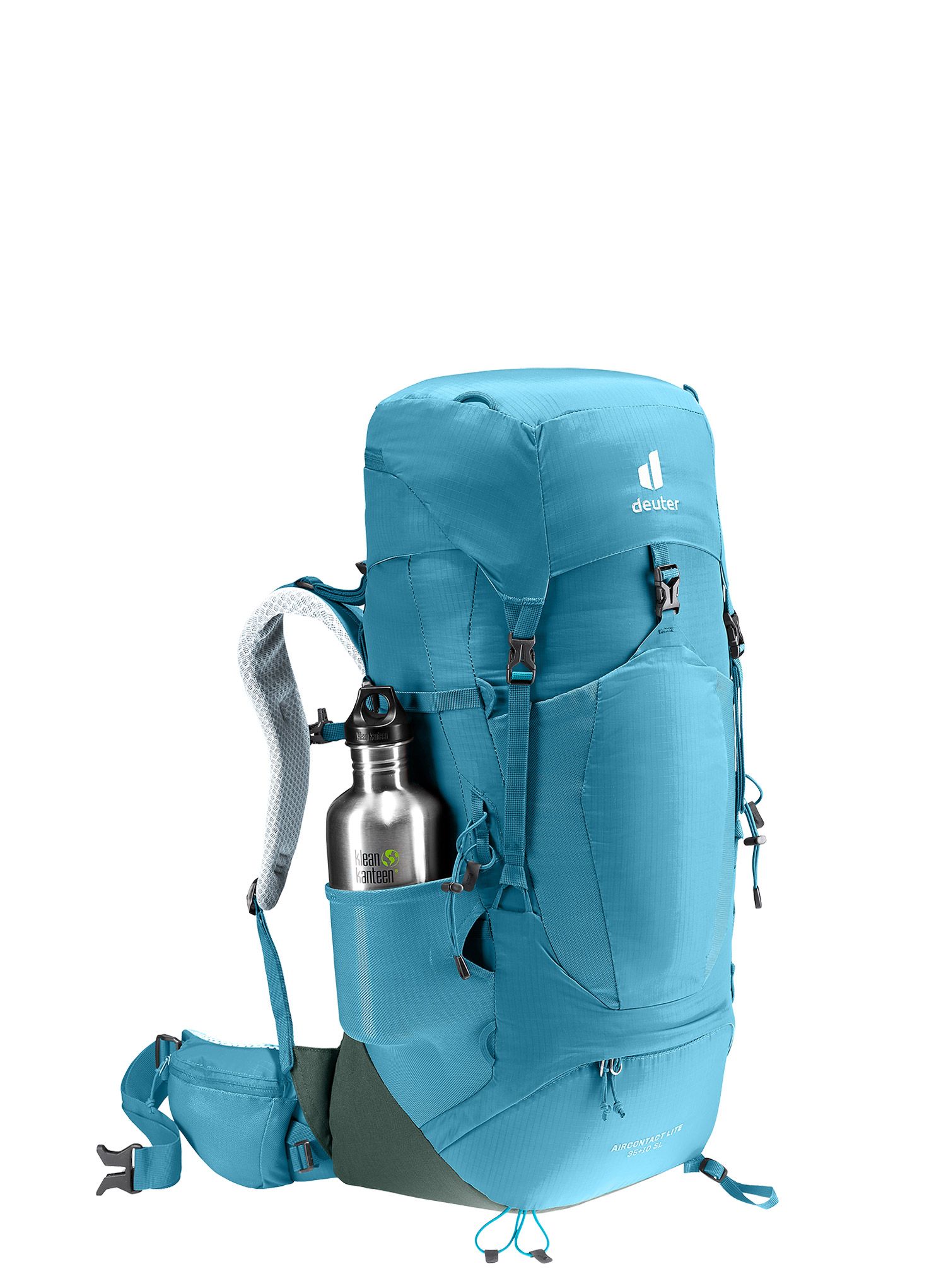 Ženski trekking ruksak Deuter Aircontact Lite 35 + 10 SL - lagoon/ivy
