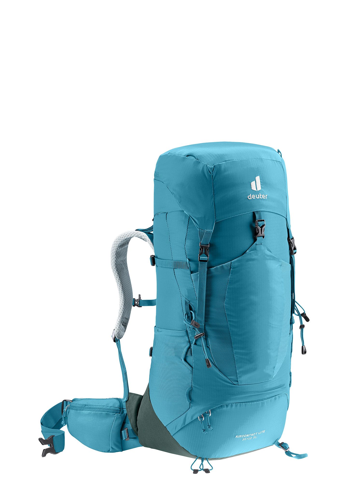 Ženski trekking ruksak Deuter Aircontact Lite 35 + 10 SL - lagoon/ivy