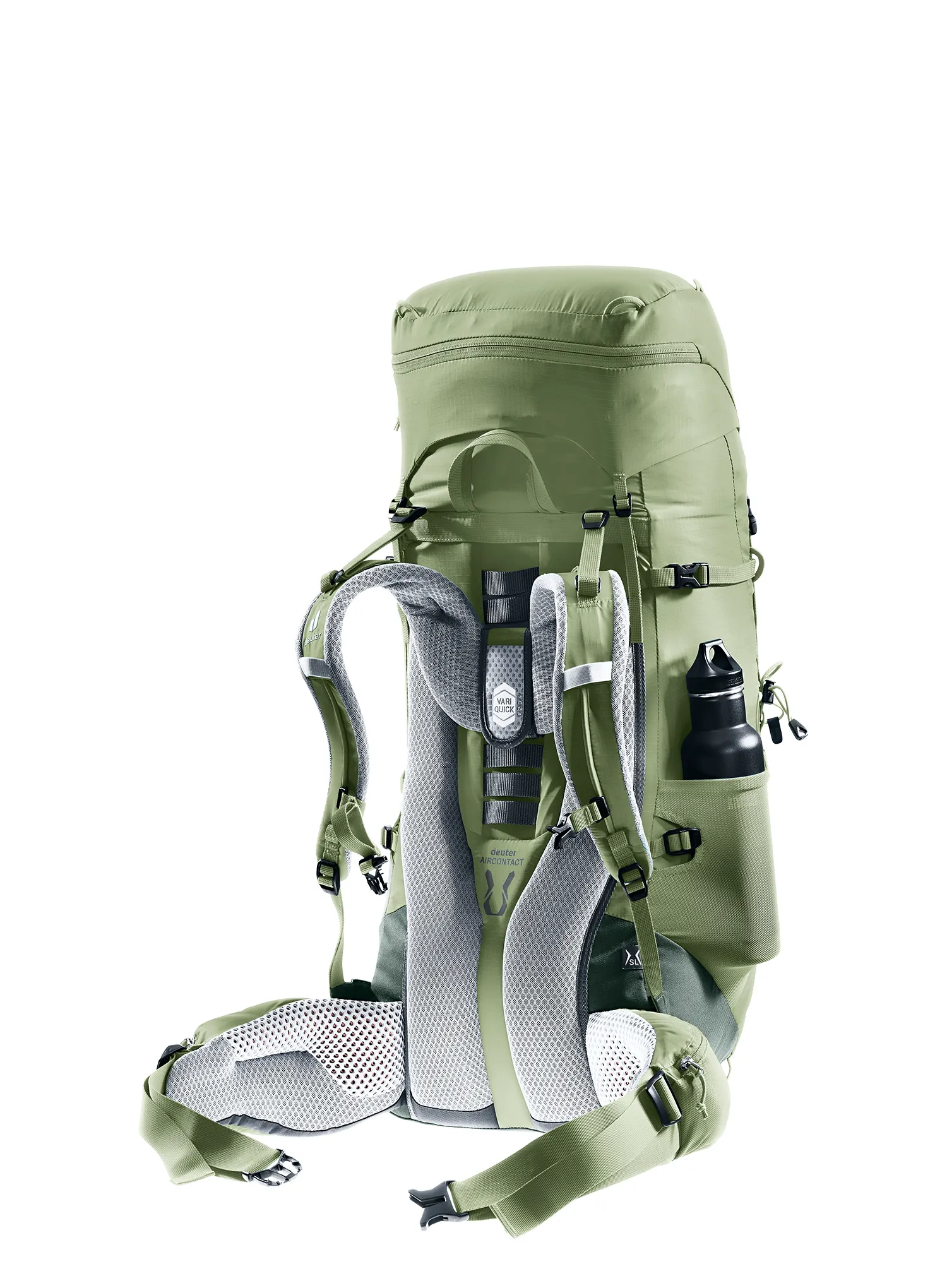 Ženski trekking ruksak Deuter Aircontact Lite 45 + 10 SL - grove/ivy