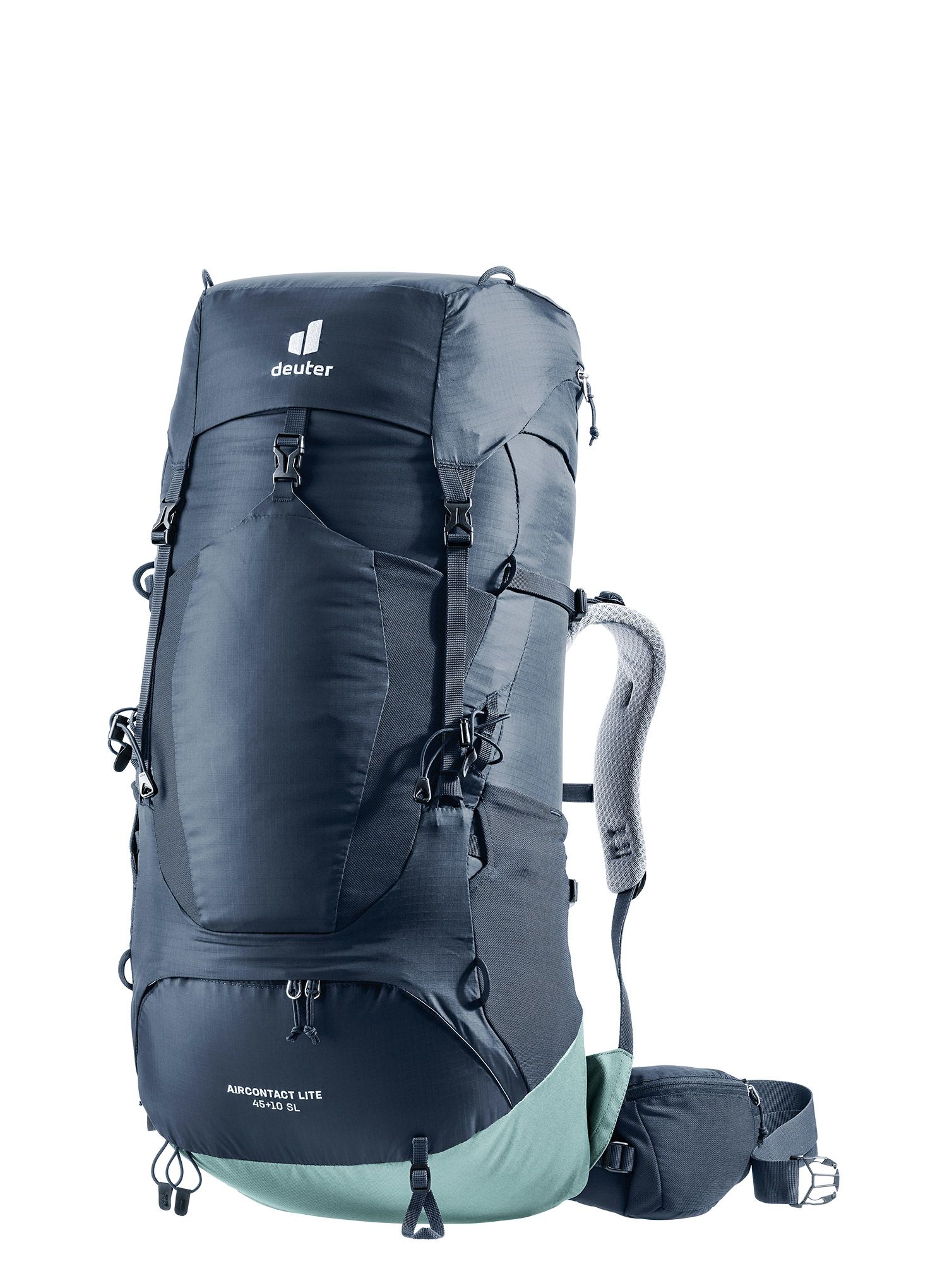 Ženski trekking ruksak Deuter Aircontact Lite 45 + 10 SL - ink/jade