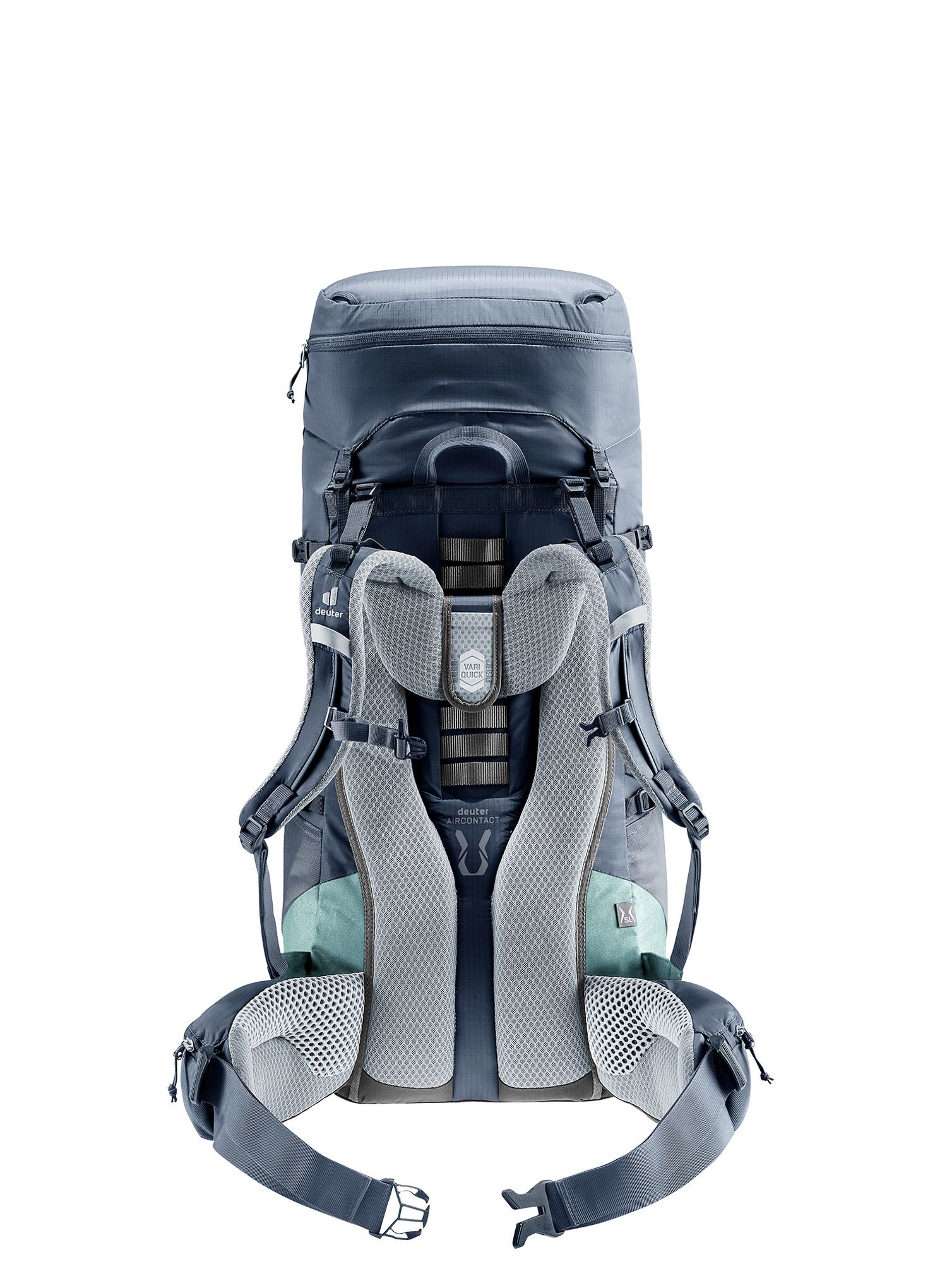 Ženski trekking ruksak Deuter Aircontact Lite 45 + 10 SL - ink/jade