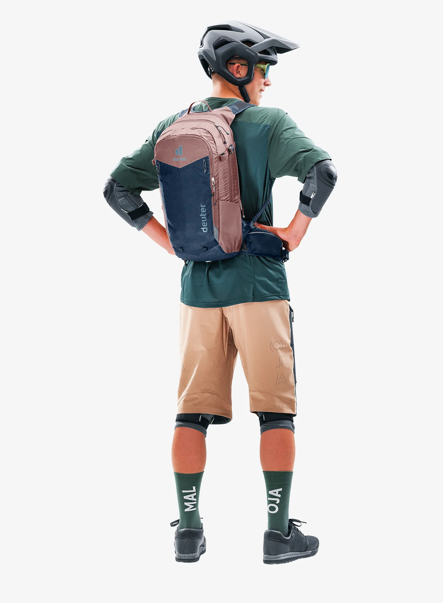 Biciklistički ruksak Deuter Compact 14+3 - ink/ashrose