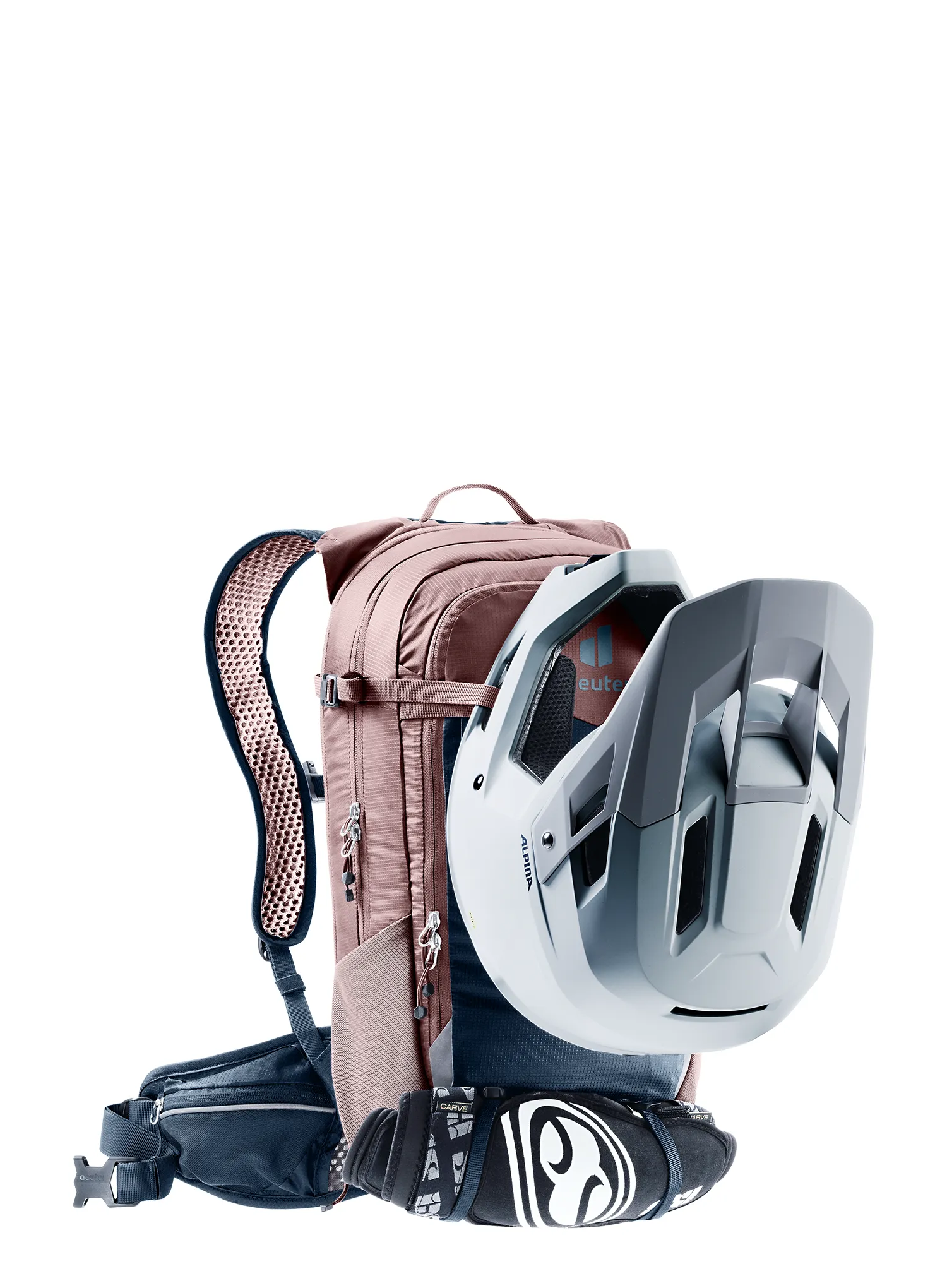 Biciklistički ruksak Deuter Compact 14+3 - ink/ashrose
