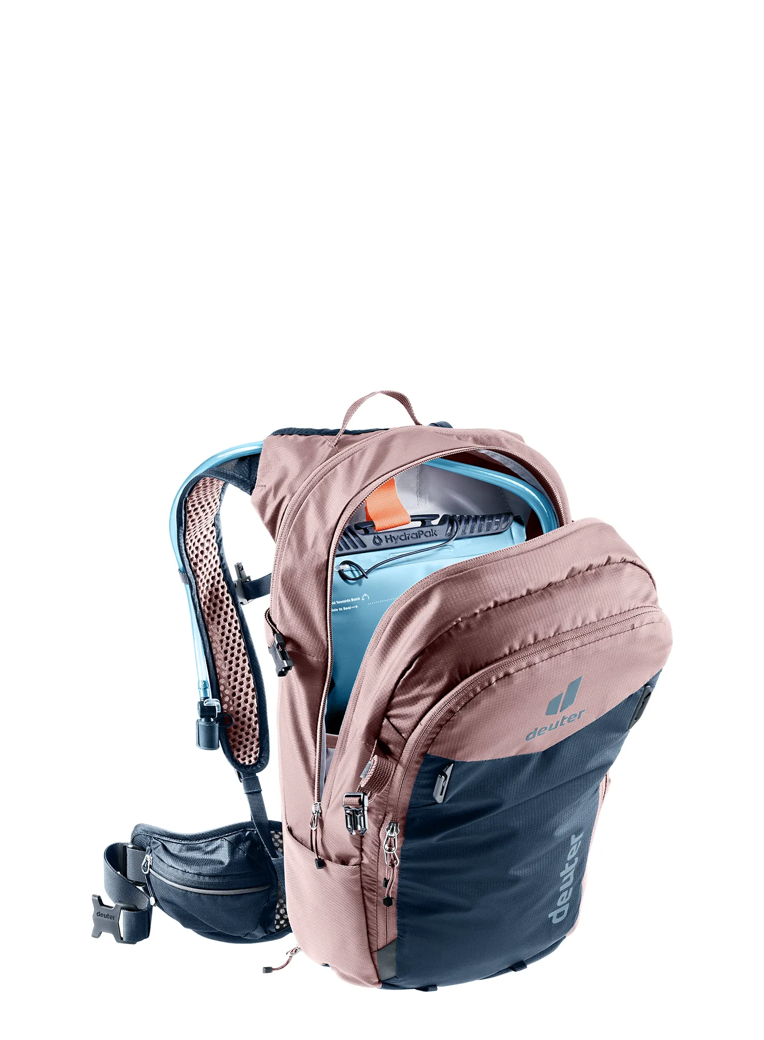 Biciklistički ruksak Deuter Compact 14+3 - ink/ashrose