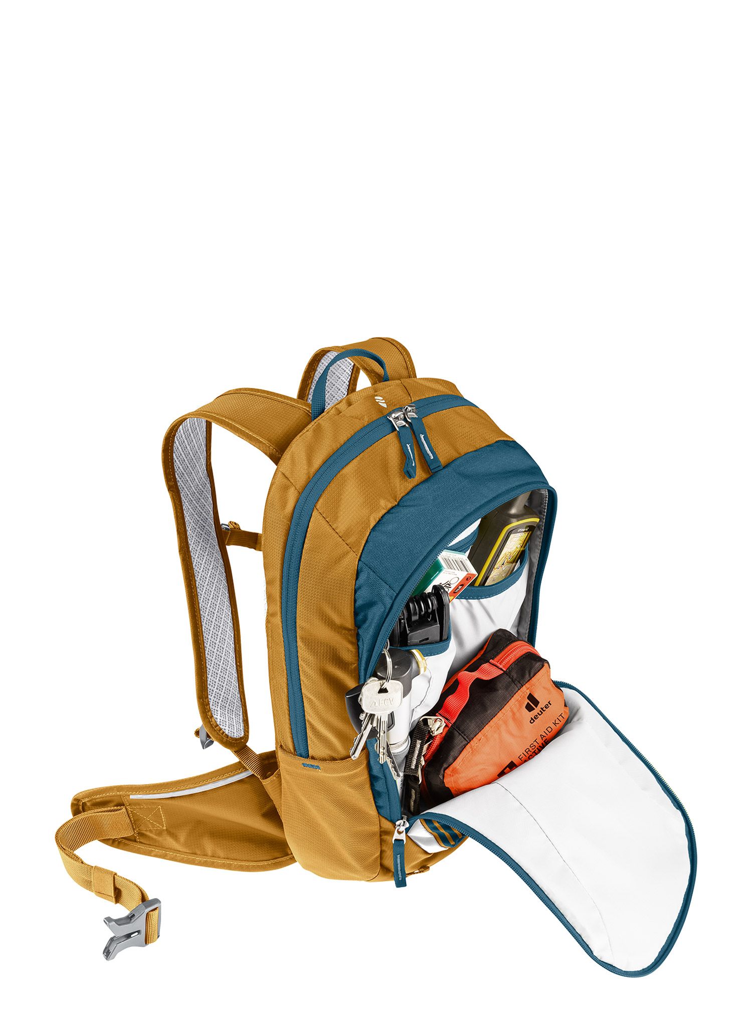 Dječji planinarski ruksak Deuter Compact 8 JR - atlantic/cinnamon