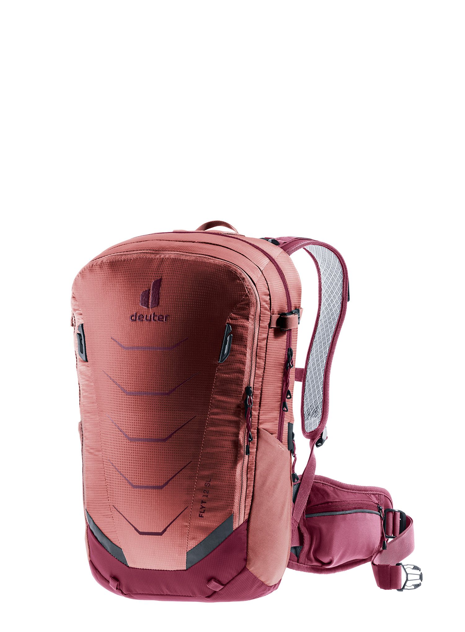 Ženski biciklistički ruksak Deuter Flyt 12 SL - caspia/maron