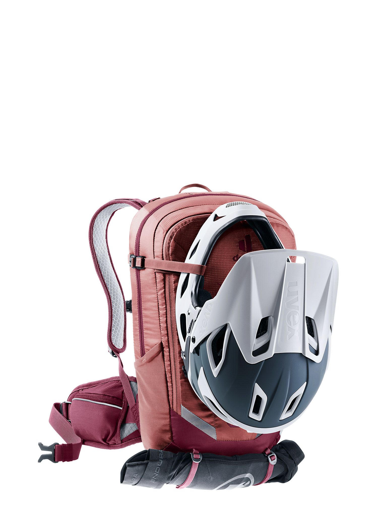 Ženski biciklistički ruksak Deuter Flyt 12 SL - caspia/maron