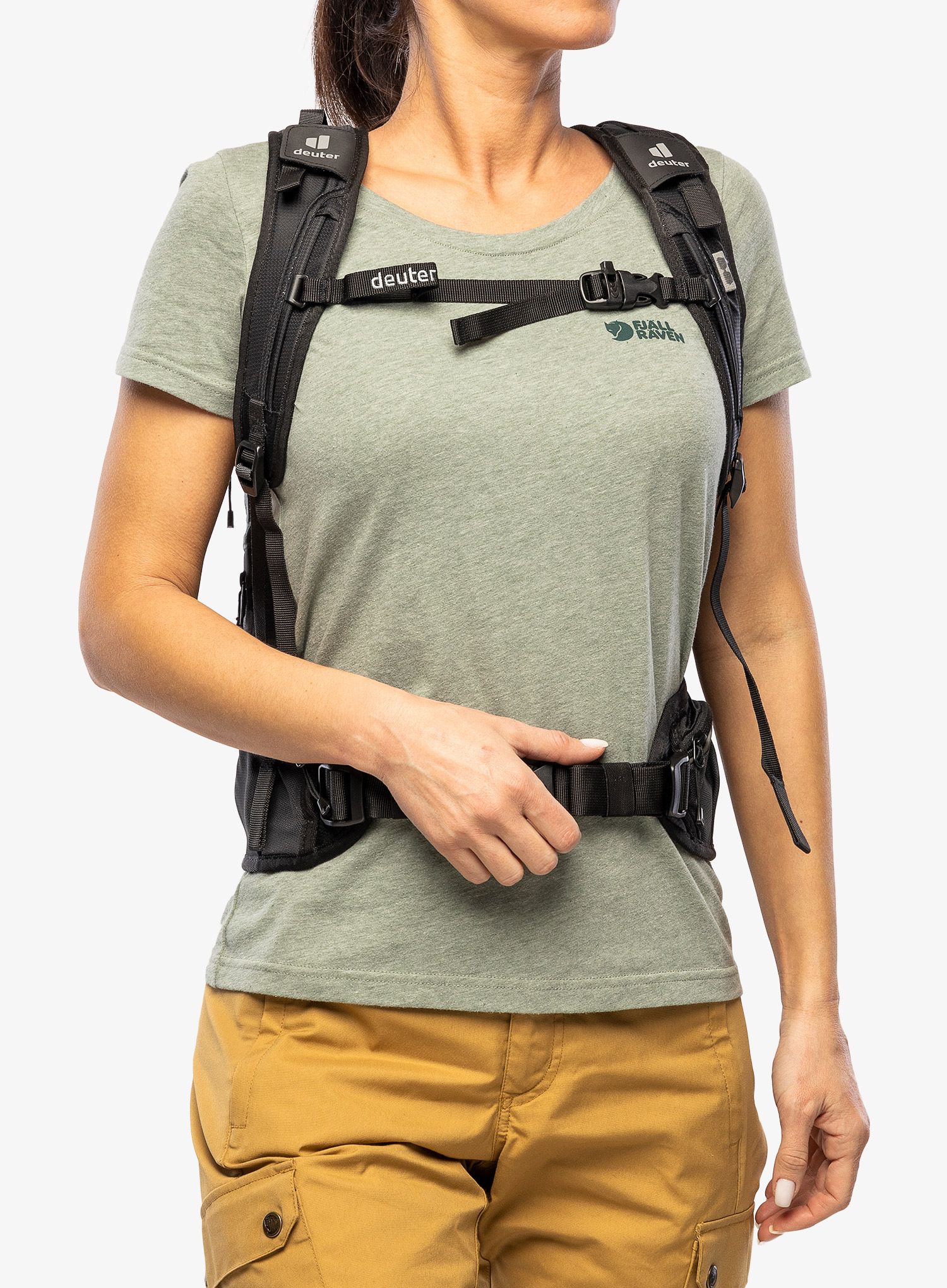 Ženski biciklistički ruksak Deuter Flyt 12 SL - graphite/black