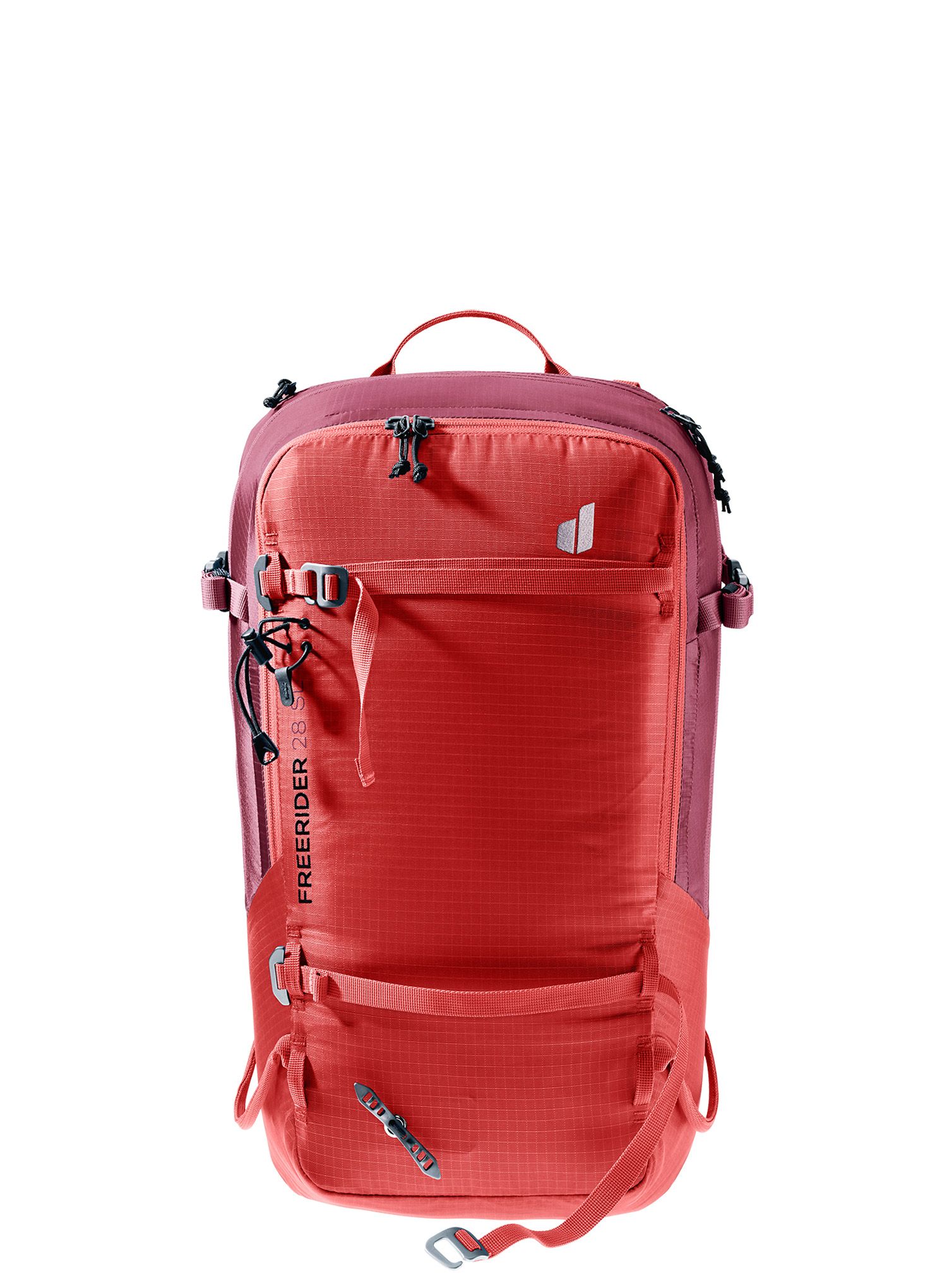 Ruksak za turno skijanje Deuter Freerider 28 SL - currant/maron