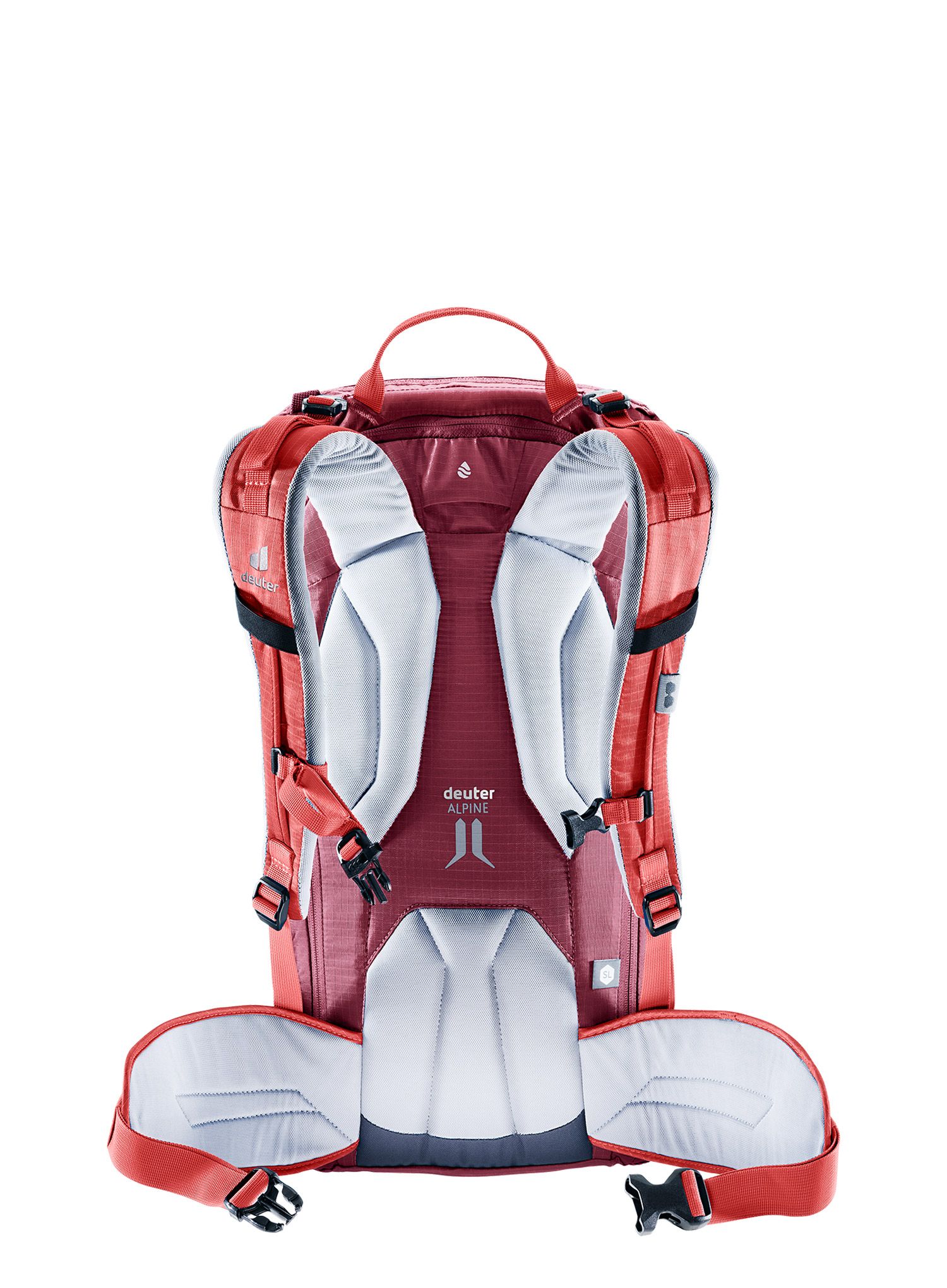 Ruksak za turno skijanje Deuter Freerider 28 SL - currant/maron