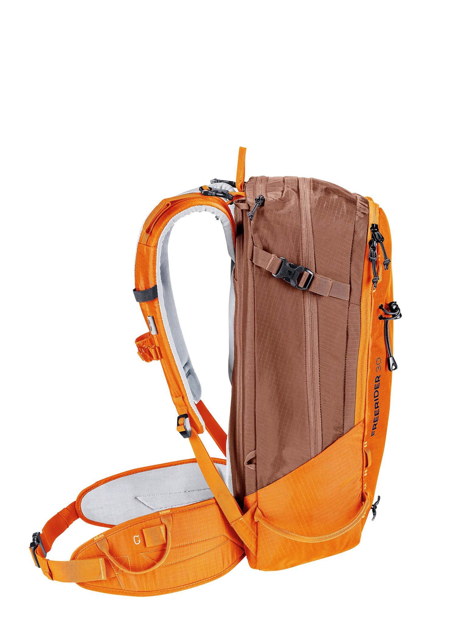 Ruksak za turno skijanje Deuter Freerider 30 - chestnut/umbra