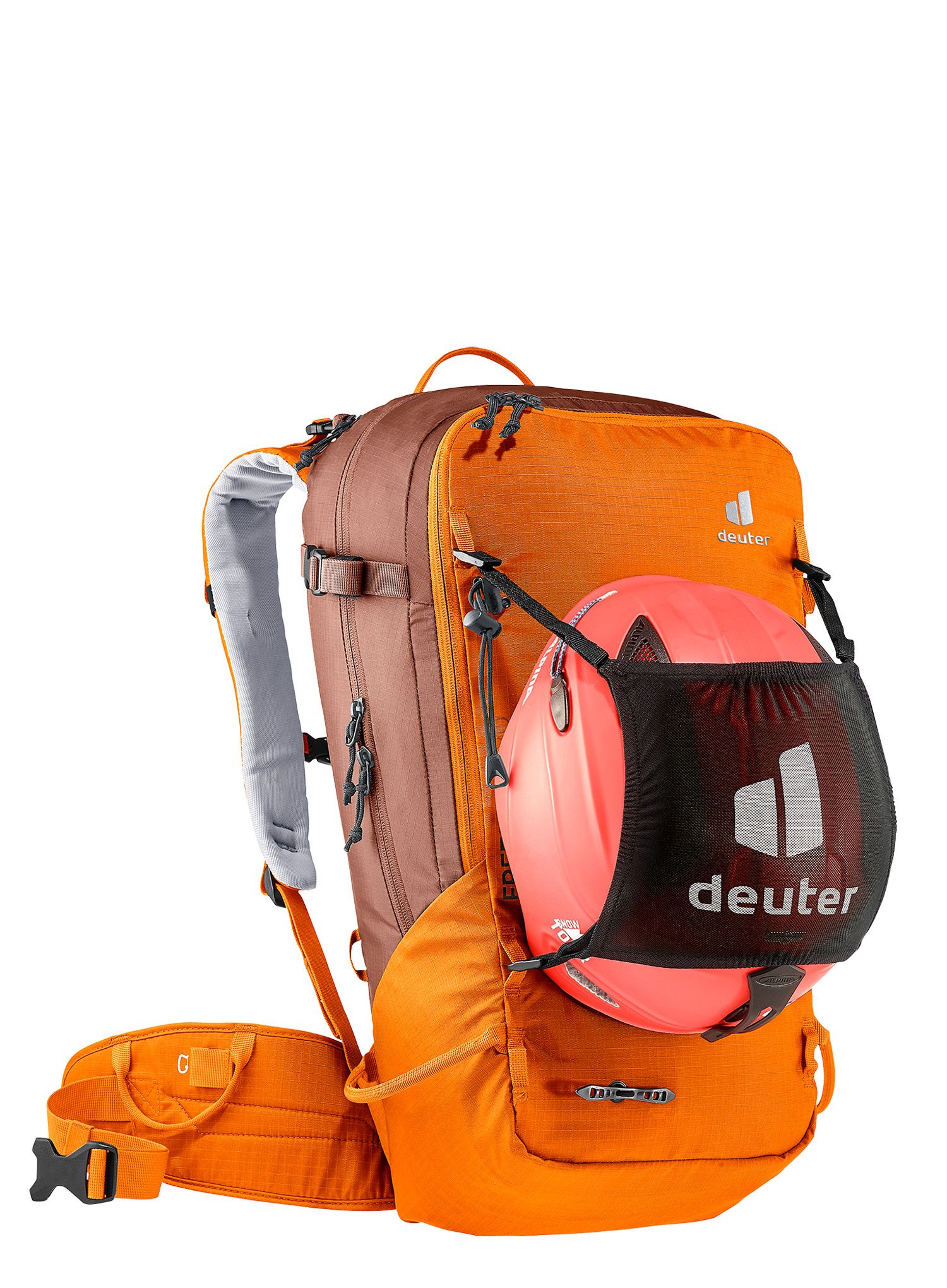 Ruksak za turno skijanje Deuter Freerider 30 - chestnut/umbra
