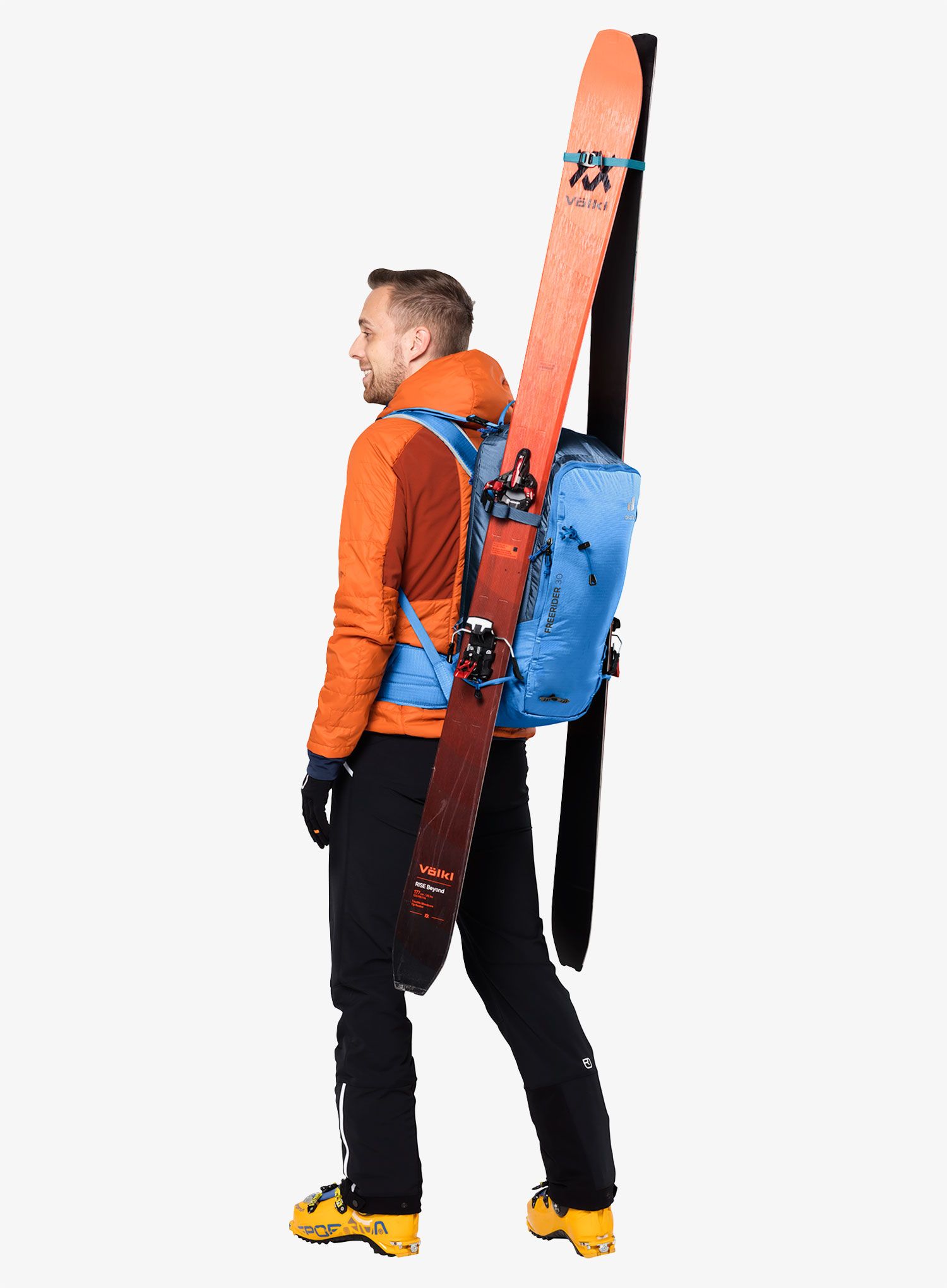Ruksak za turno skijanje Deuter Freerider 30 - neptune/nightblue