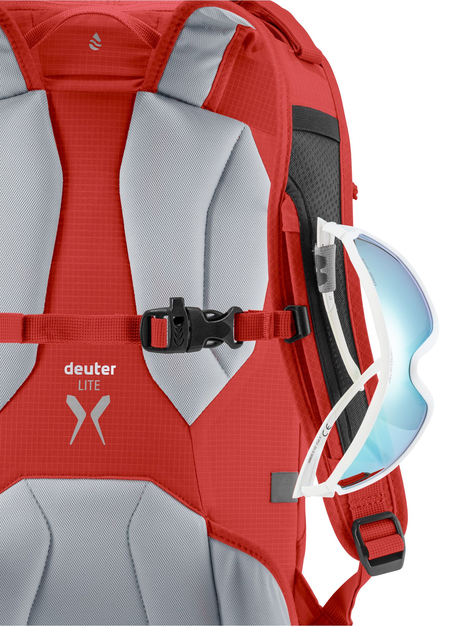Ruksak za turno skijanje Deuter Freerider Lite 18 SL - currant