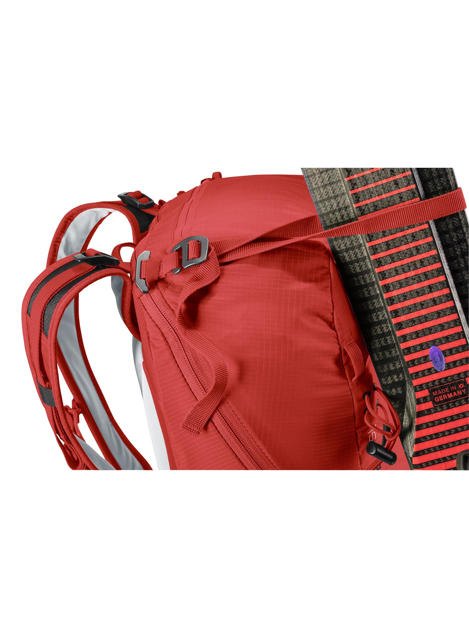 Ruksak za turno skijanje Deuter Freerider Lite 18 SL - currant