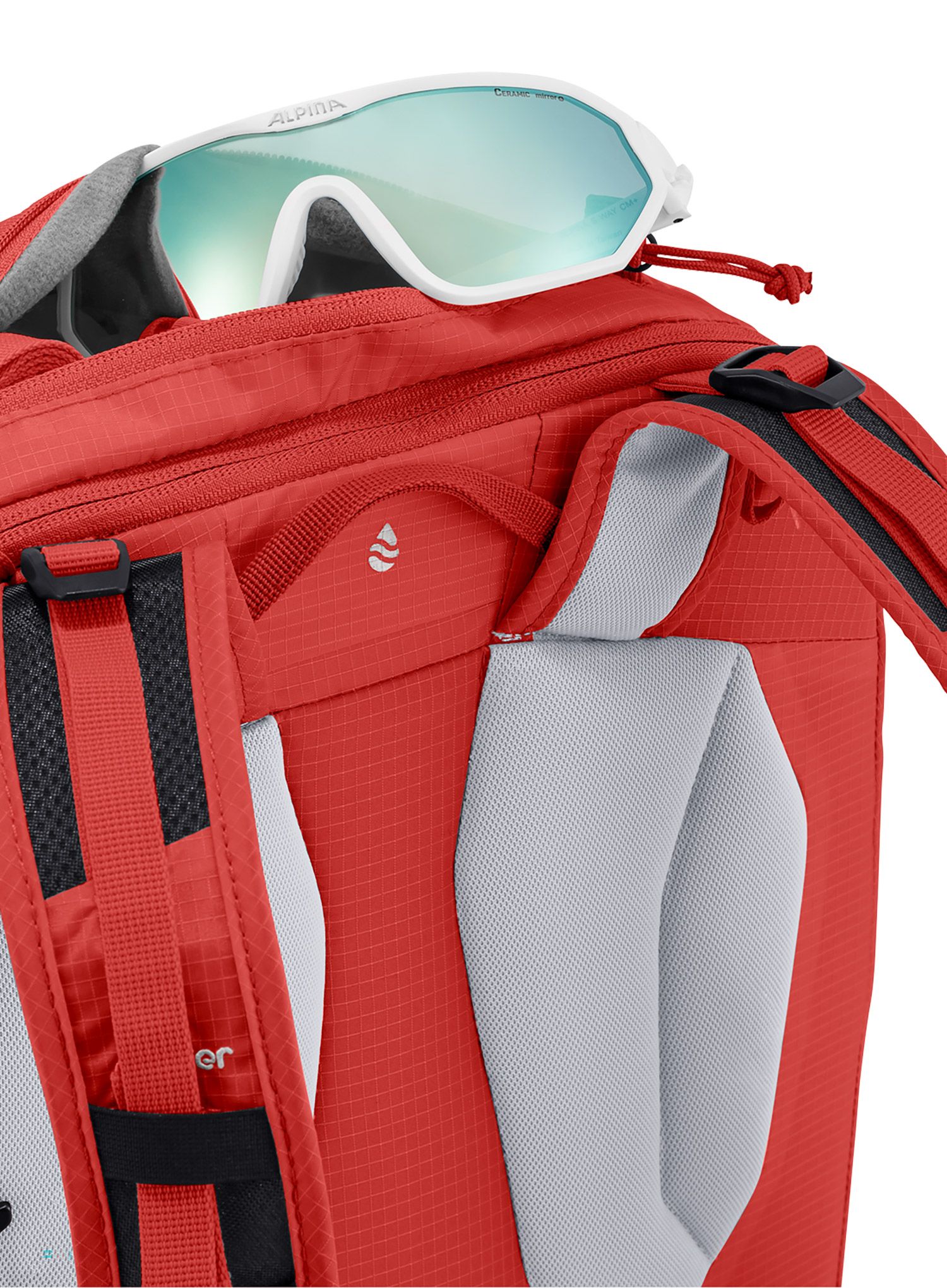 Ruksak za turno skijanje Deuter Freerider Lite 18 SL - currant