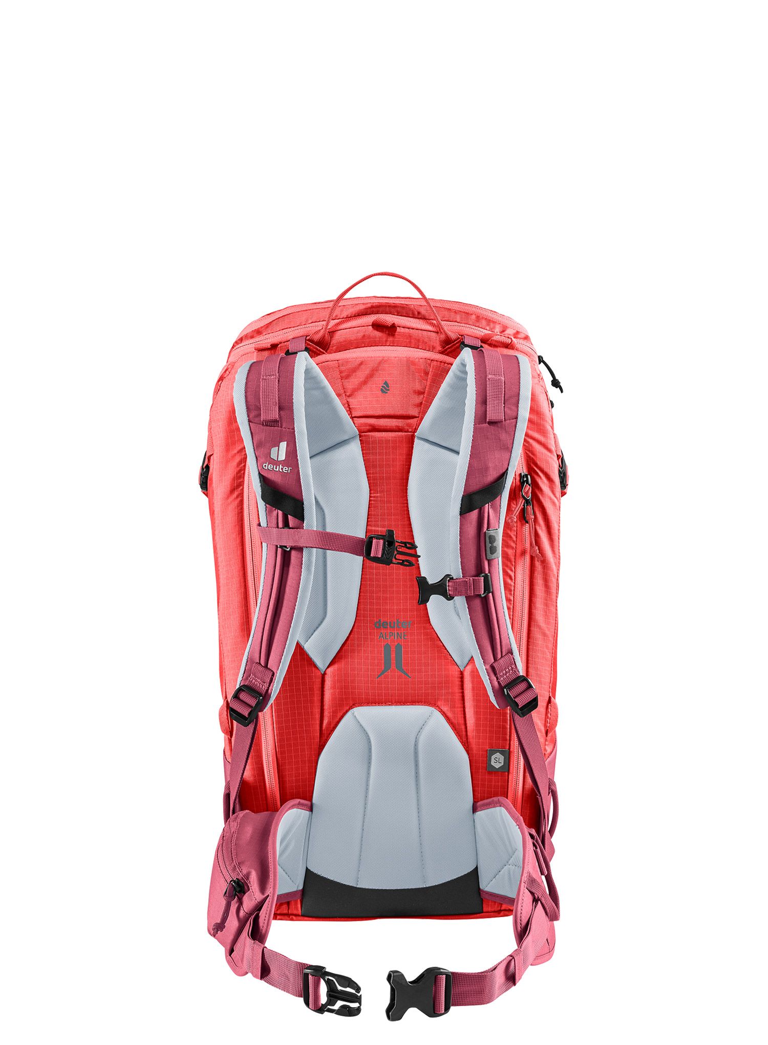 Skijaški ruksak Deuter Freerider Pro 32+ SL - maron/currant