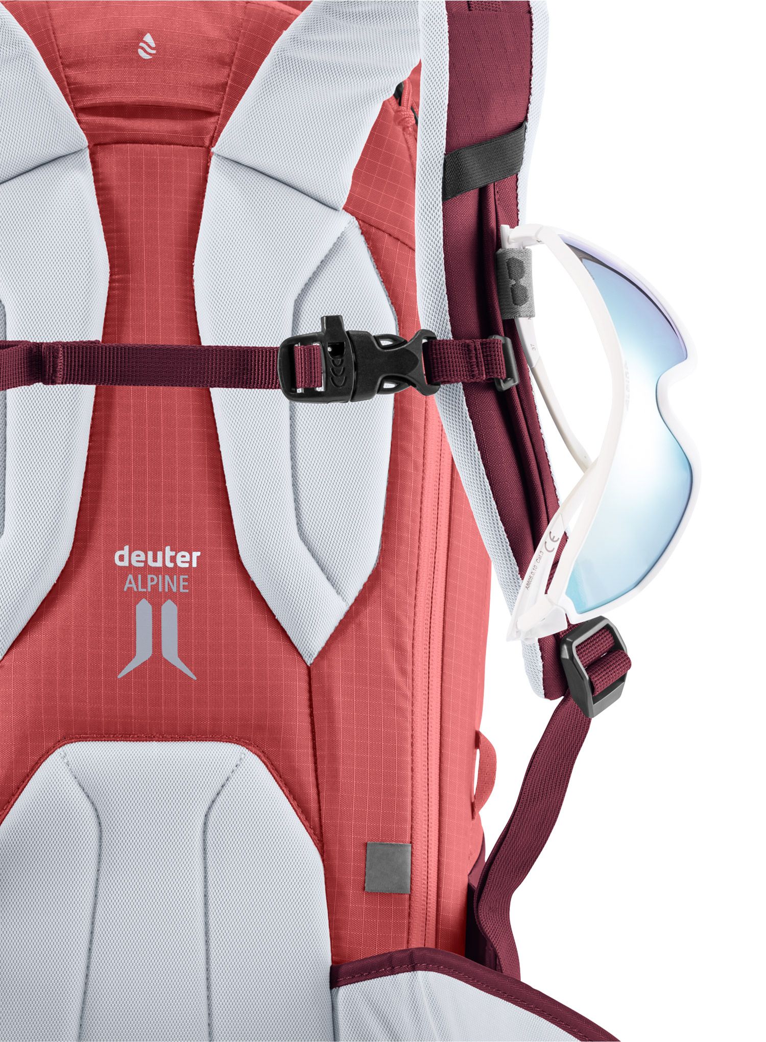 Skijaški ruksak Deuter Freerider Pro 32+ SL - maron/currant