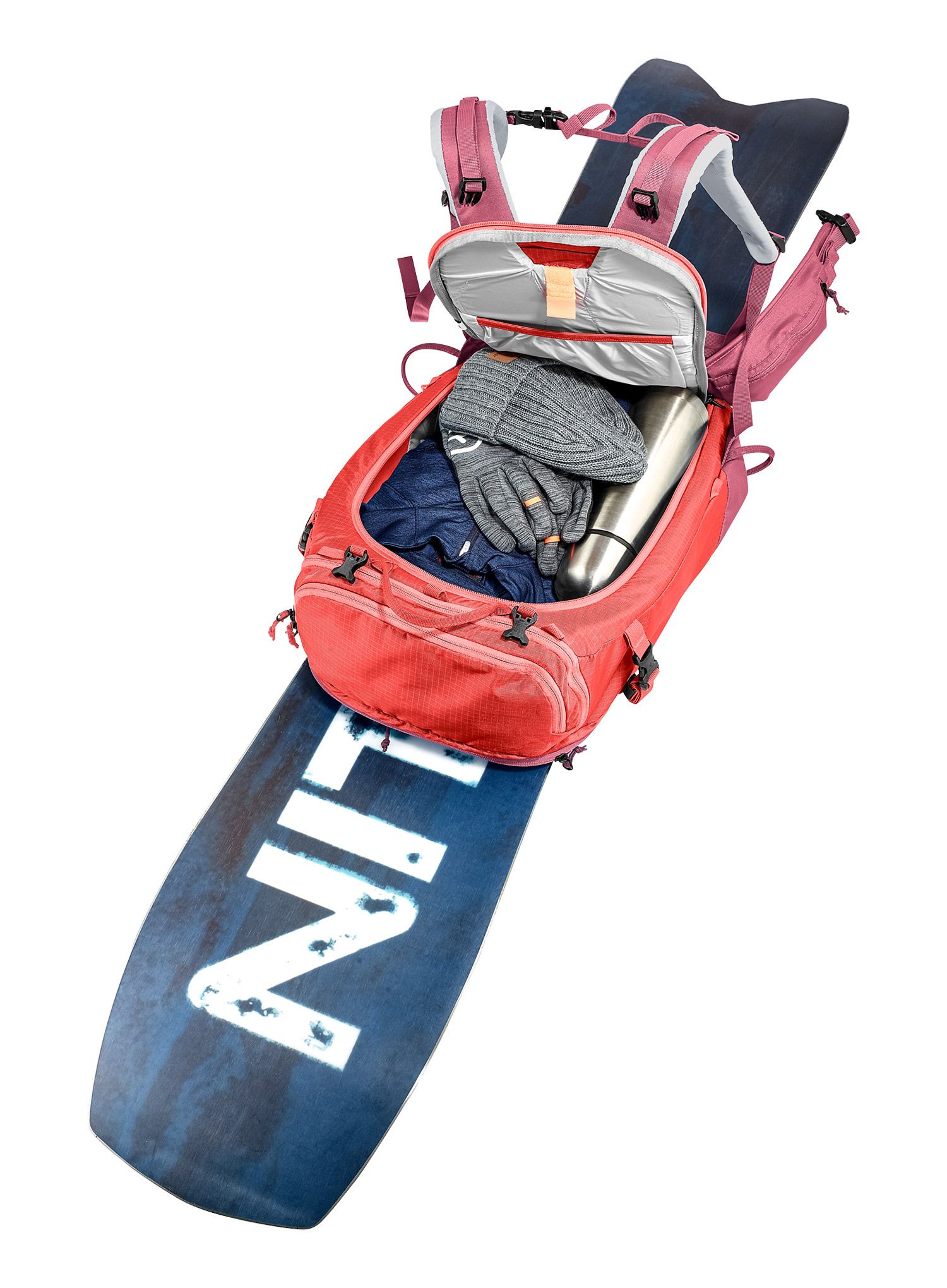 Skijaški ruksak Deuter Freerider Pro 32+ SL - maron/currant