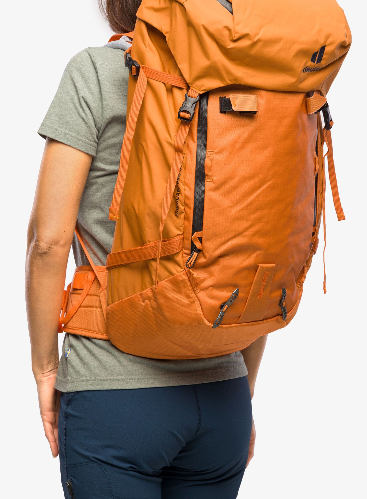 Skijaški ruksak Deuter Freescape Pro 38+ SL - mandarine/saffron