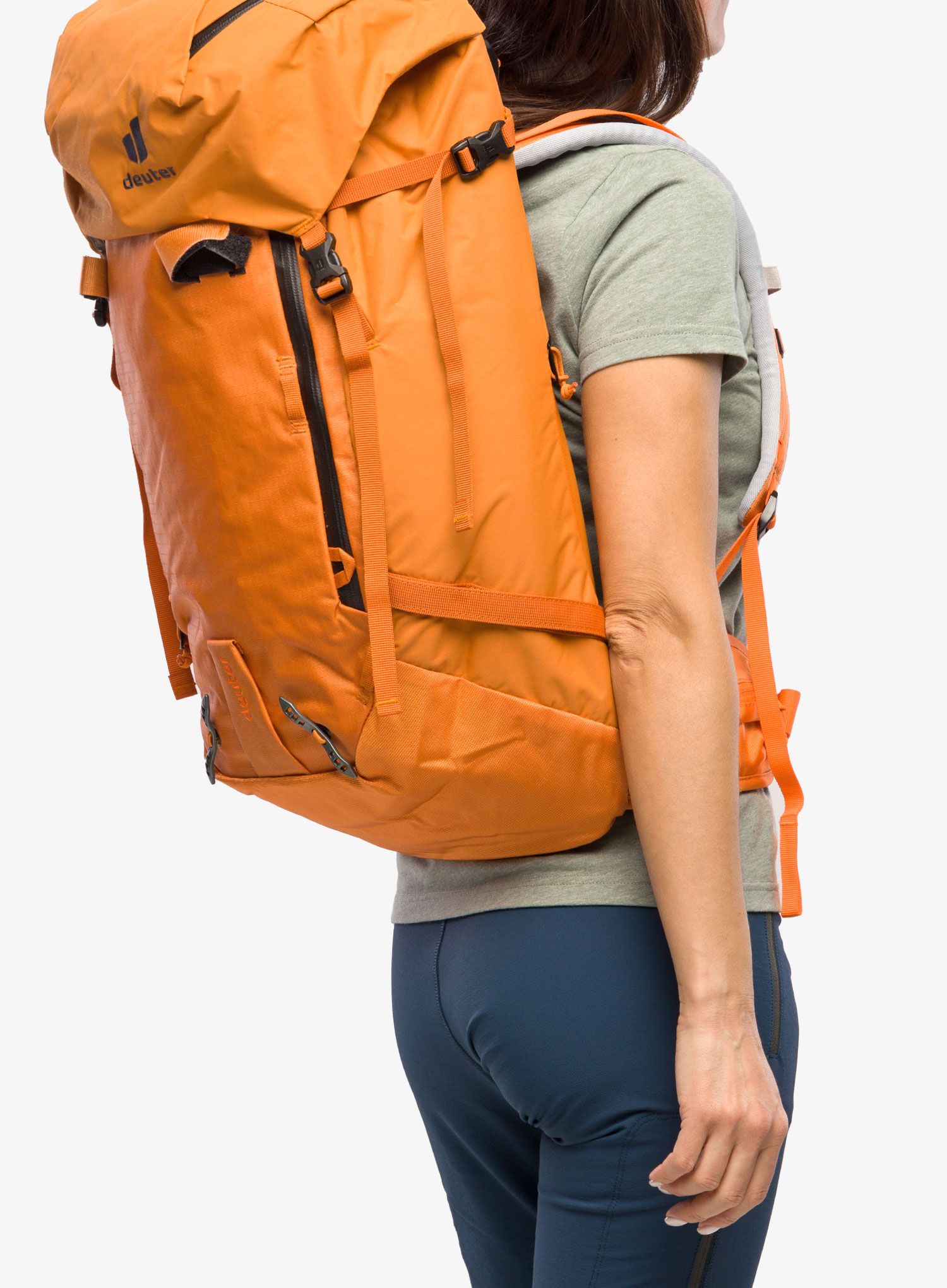 Skijaški ruksak Deuter Freescape Pro 38+ SL - mandarine/saffron