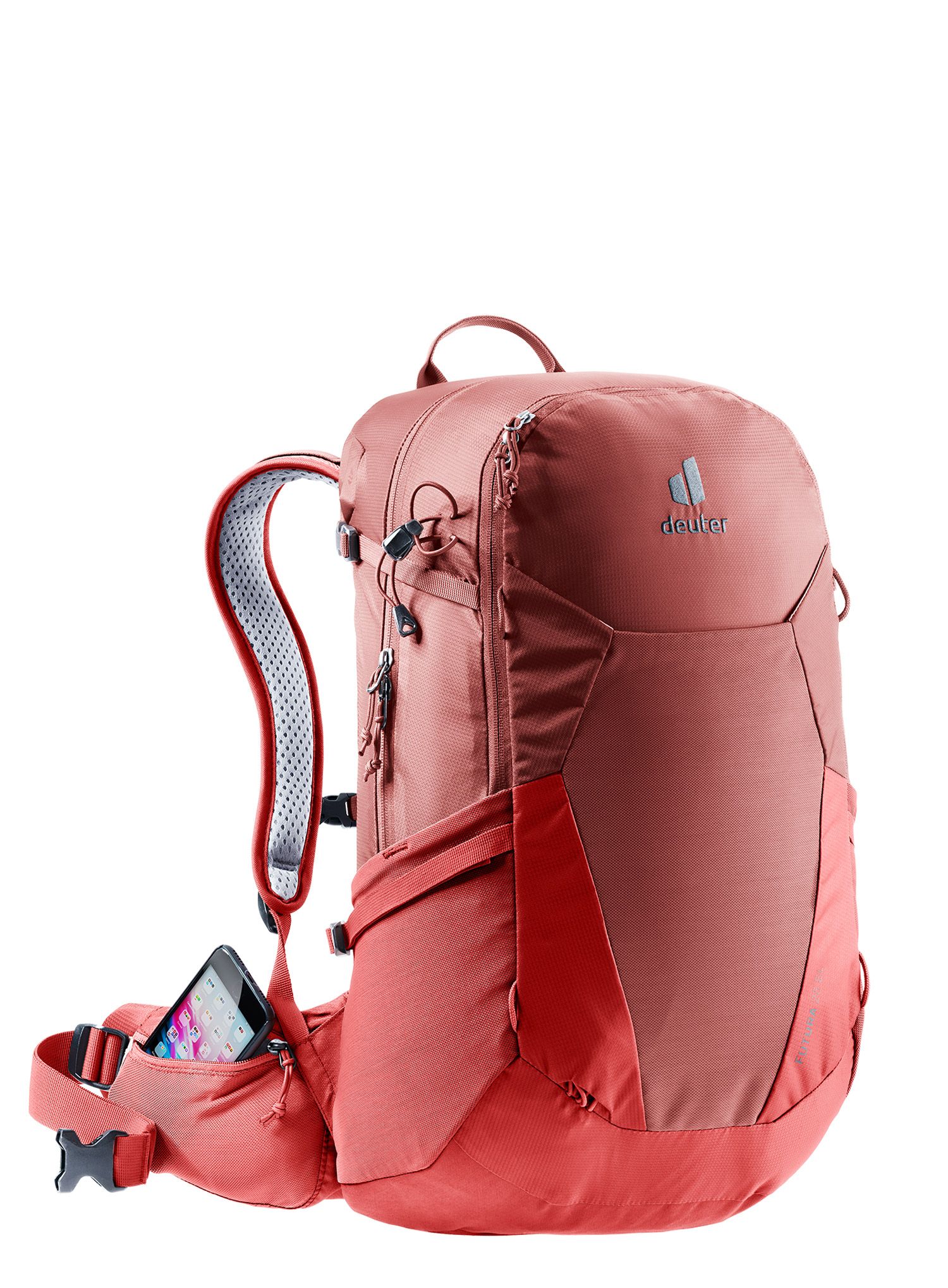 Ženski ruksak Deuter Futura 25 SL - caspia/currant