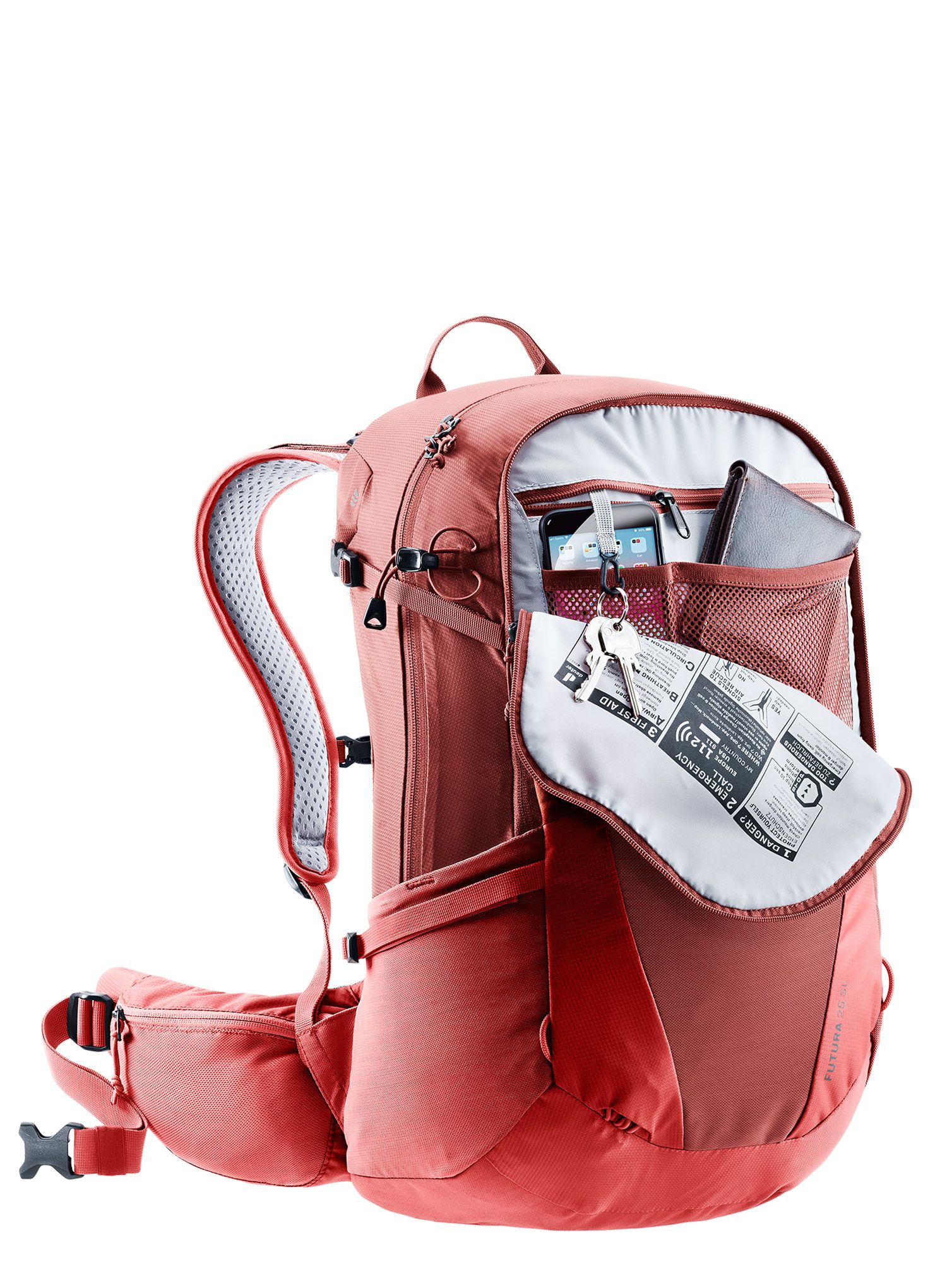 Ženski ruksak Deuter Futura 25 SL - caspia/currant