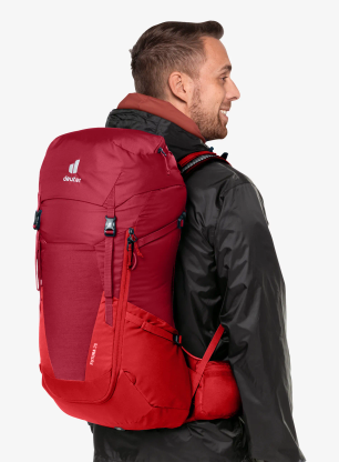 Planinarski ruksak Deuter Futura 26 - masala/cherry