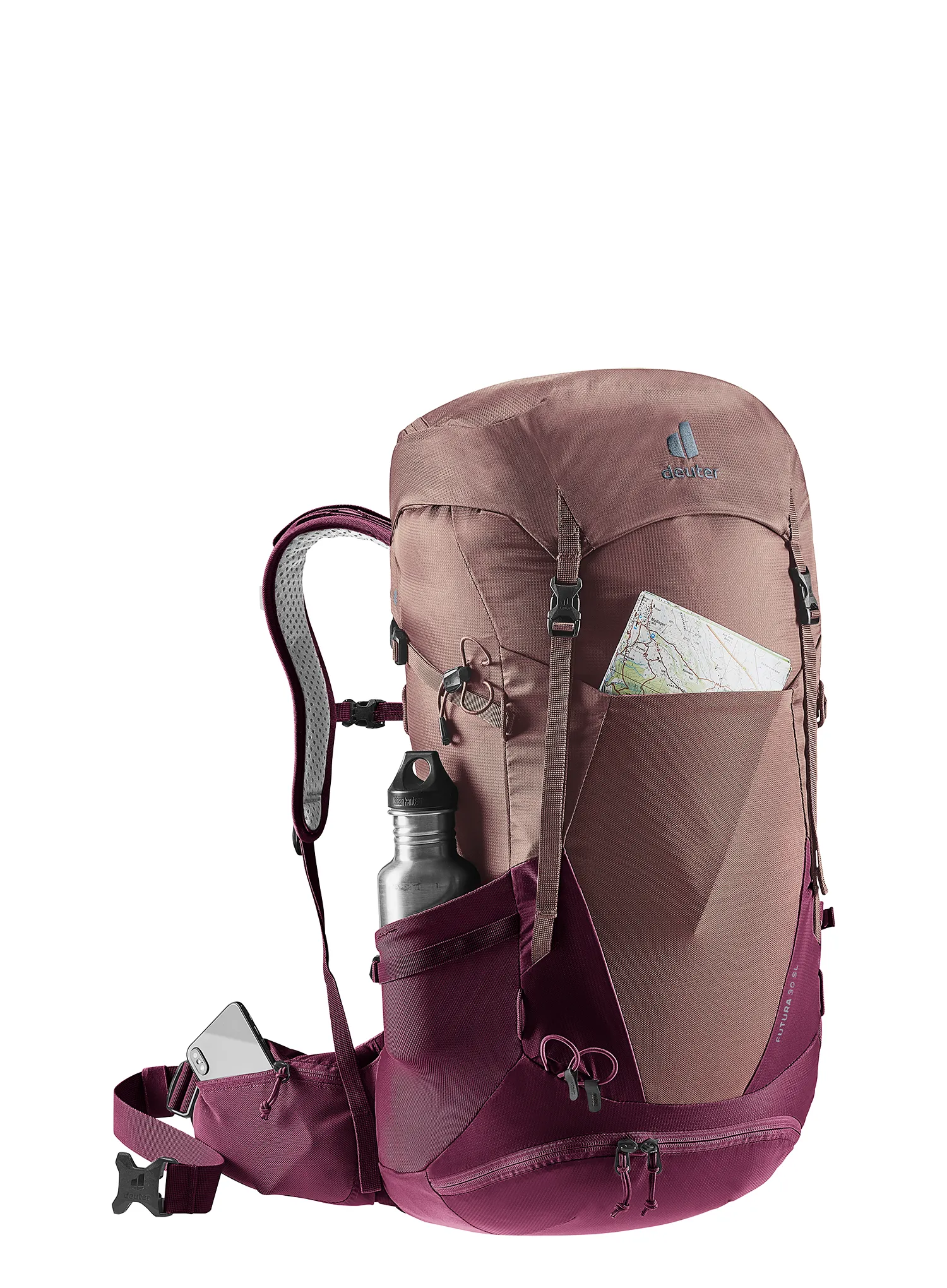 Ženski ruksak Deuter Futura 30 SL - ashrose/cassis