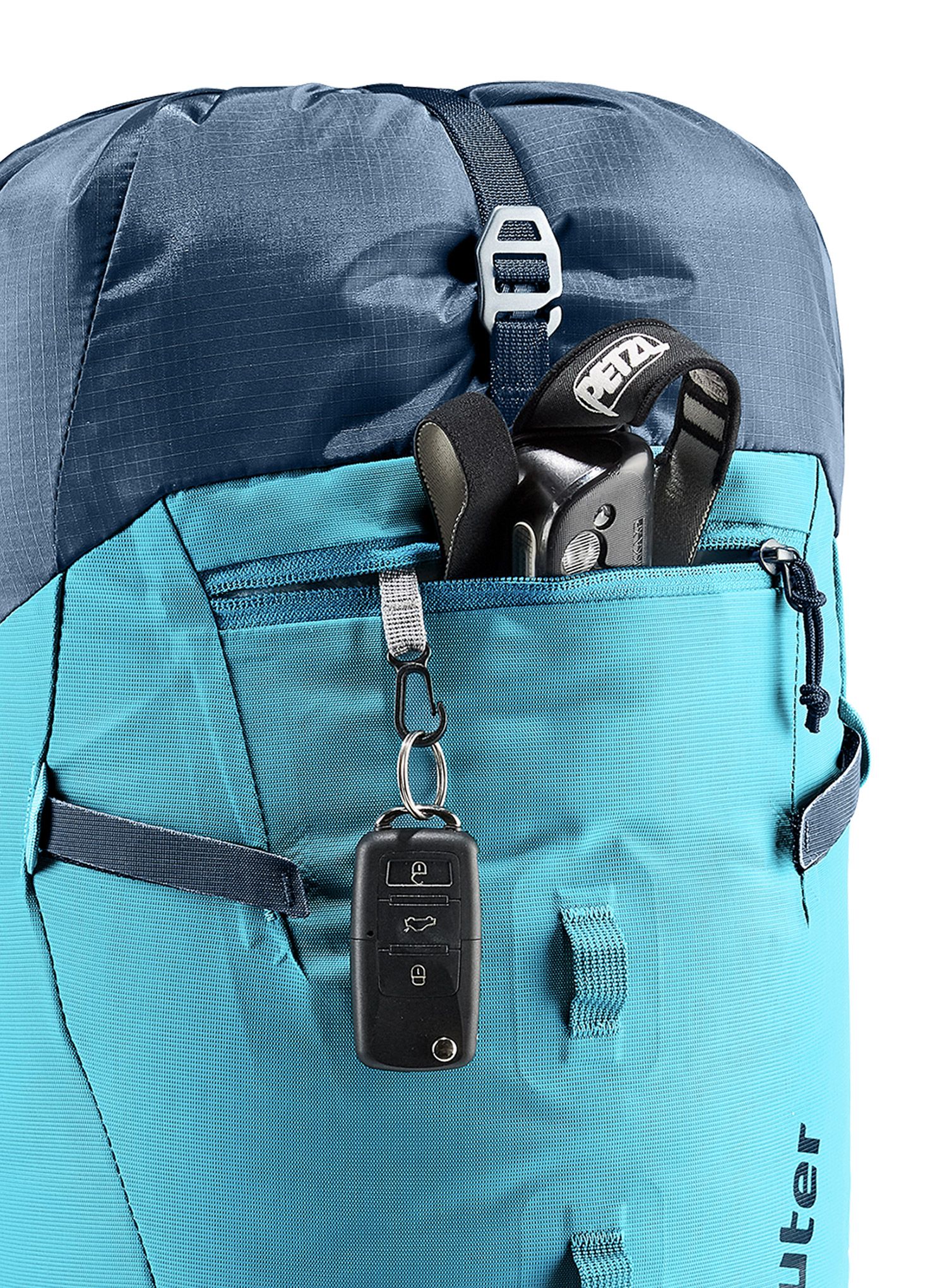 Ženski planinarski ruksak Deuter Guide 22 SL - lagoon/ink