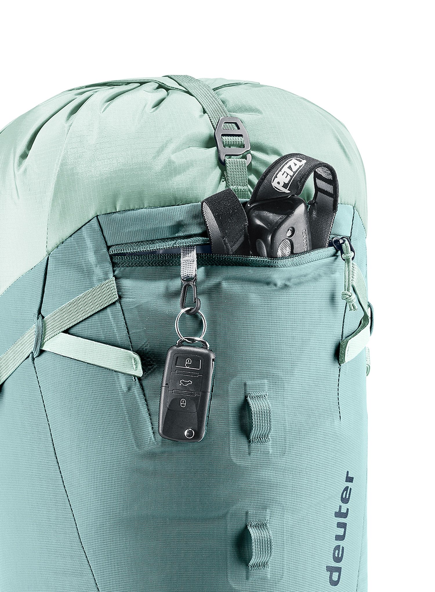Ženski planinarski ruksak Deuter Guide 28 SL - jade/frost